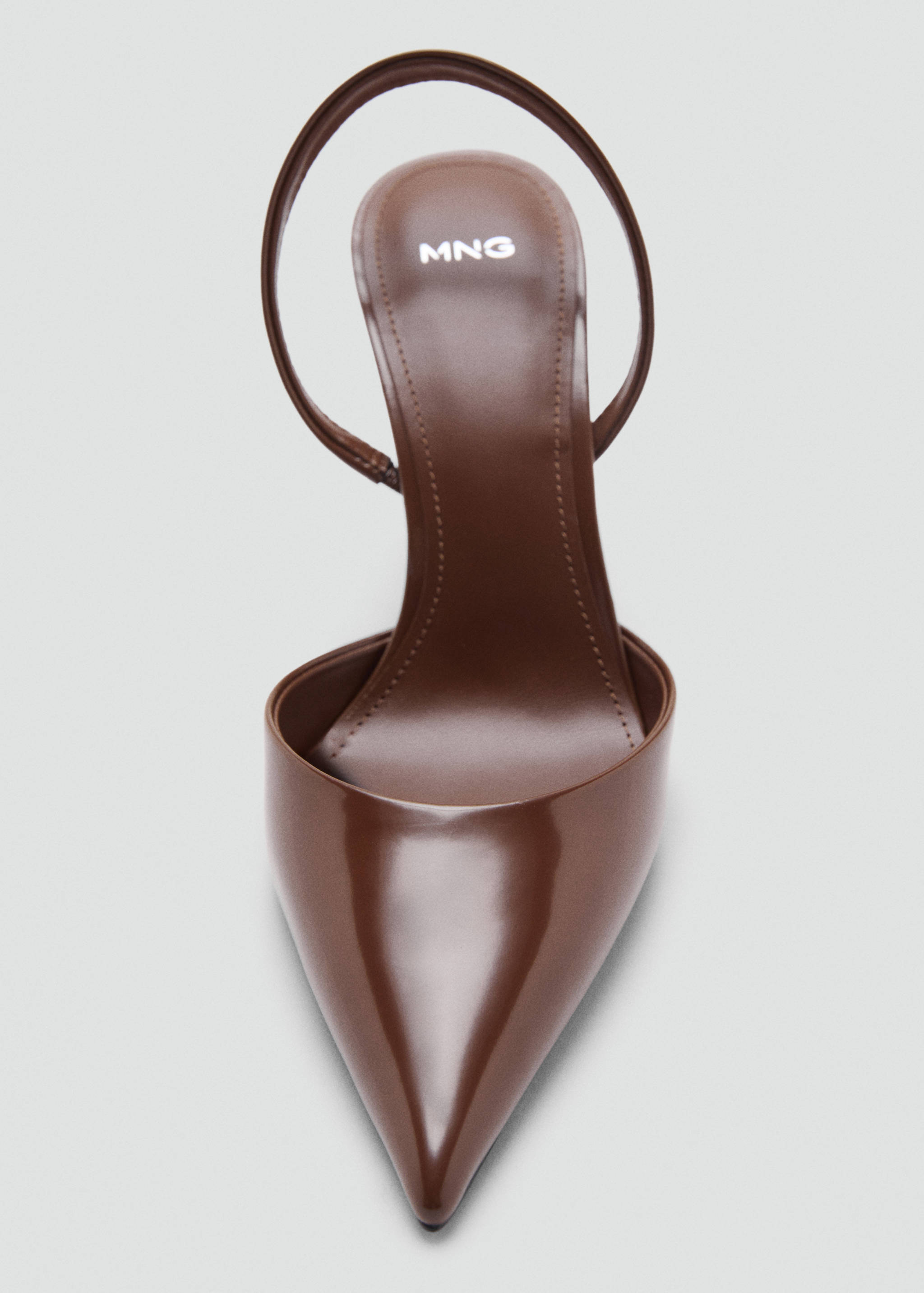 حذاء بكعب عالي من الباتنت بمقدمة مدببة - تفاصيل المنتج 3