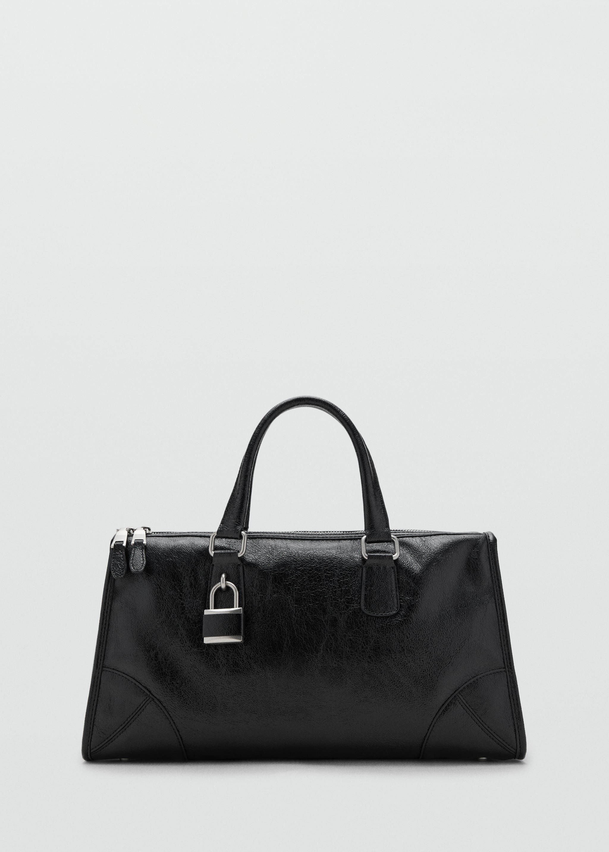 Shiny handbag with handles - Article without model