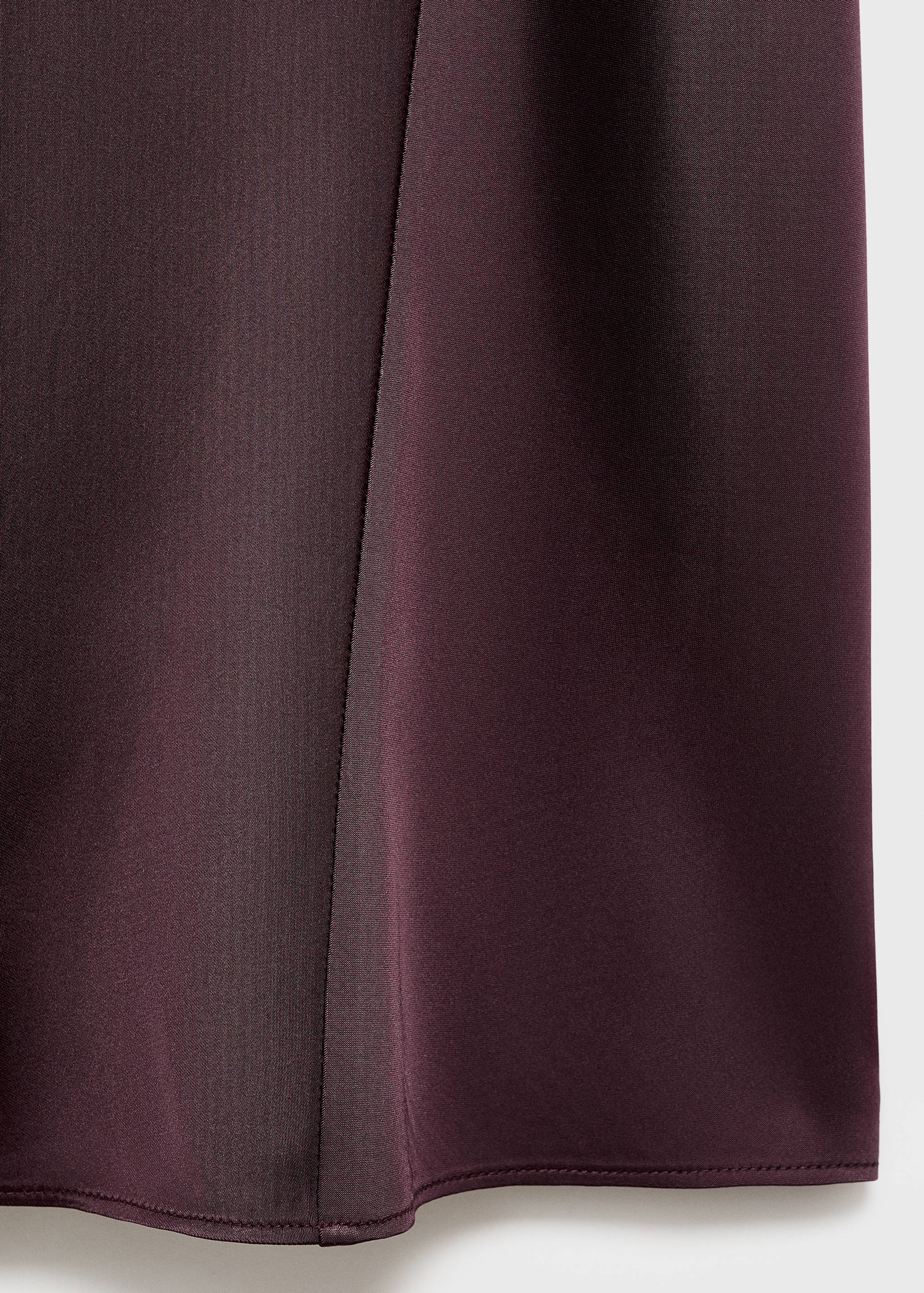 Satin high-neck dress - Details of the article 0