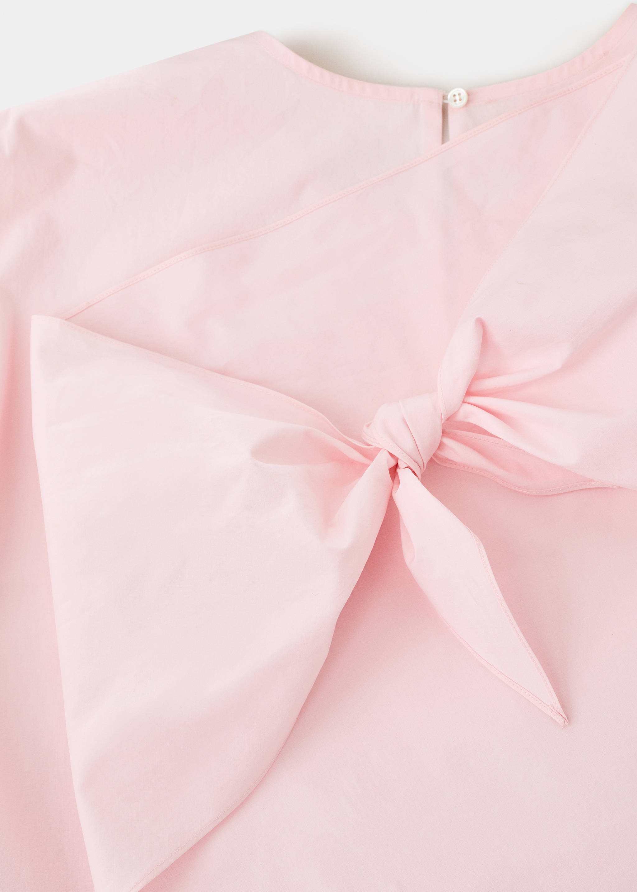 Poplin blouse with handkerchief - Details of the article 8