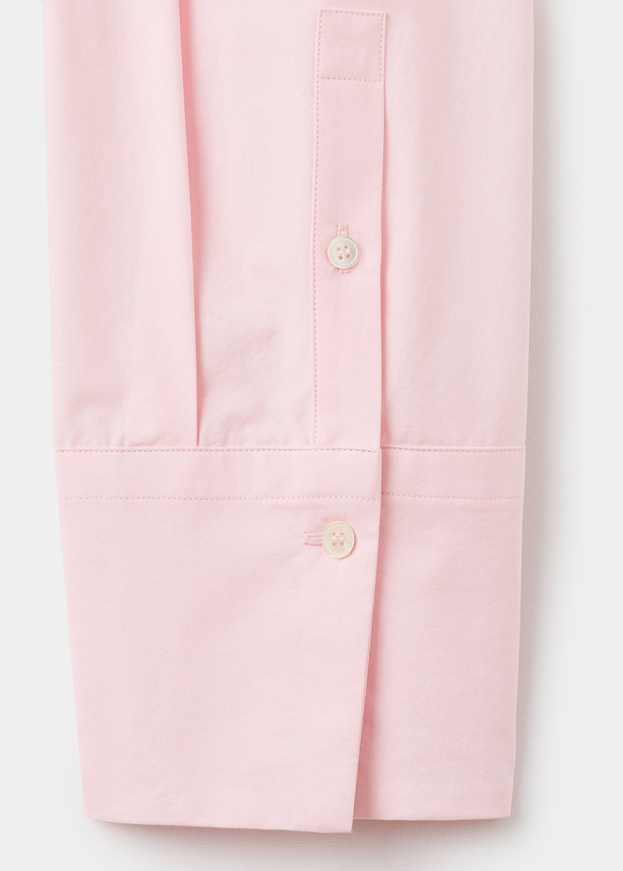 Poplin blouse with handkerchief - Details of the article 0