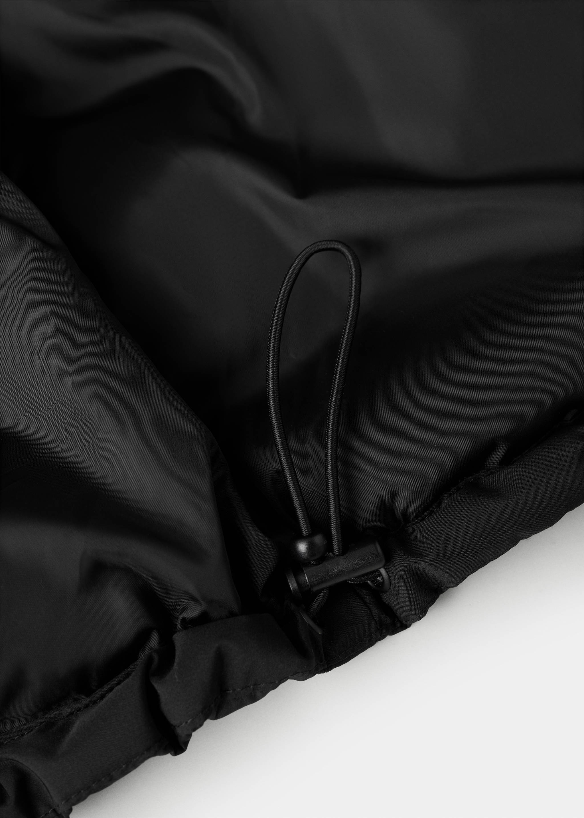 Anorak acolchado capucha - Detalle del artículo 0, Negro. Ref: 17046721-00.