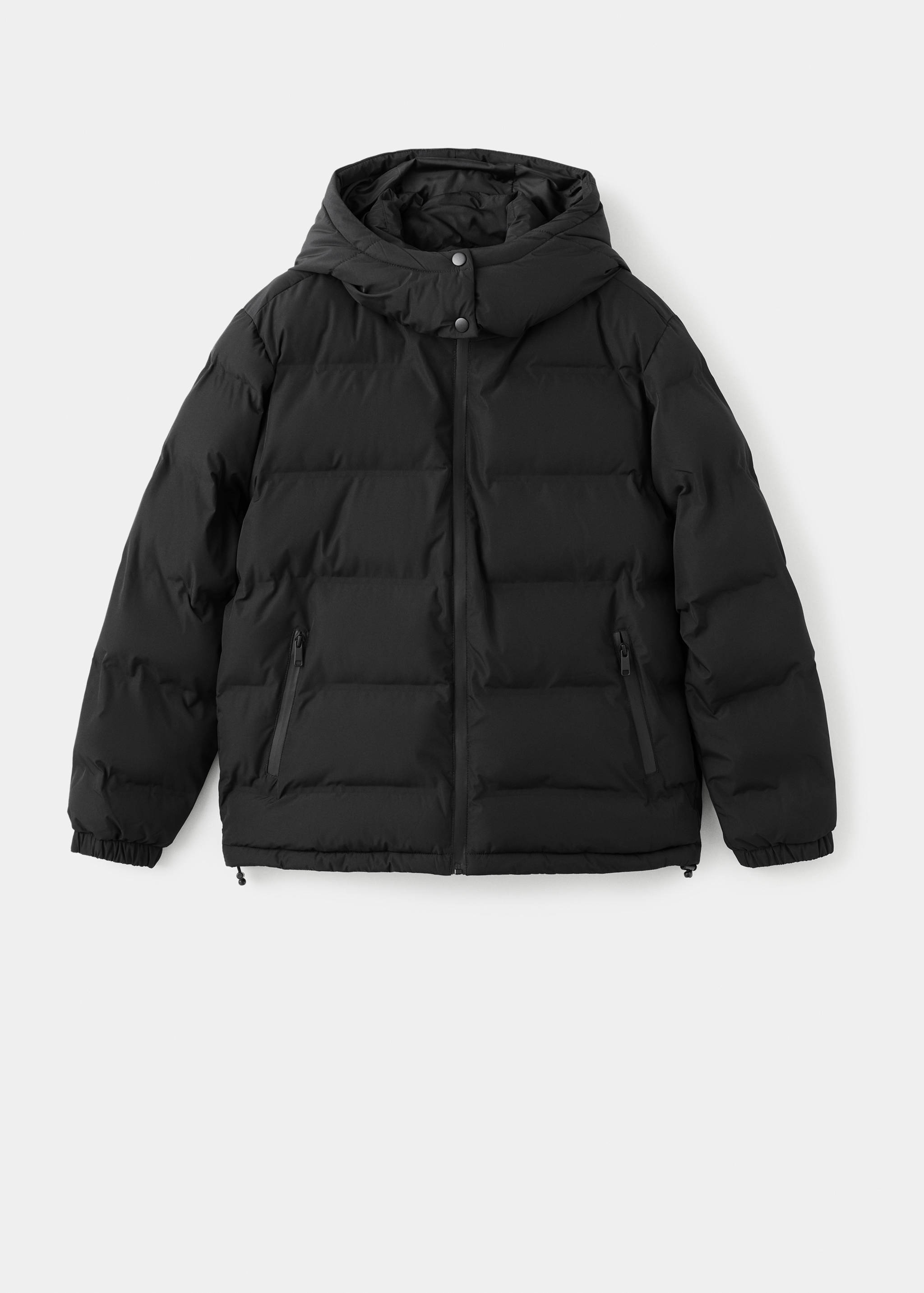 Hood puffer coat - Article without model