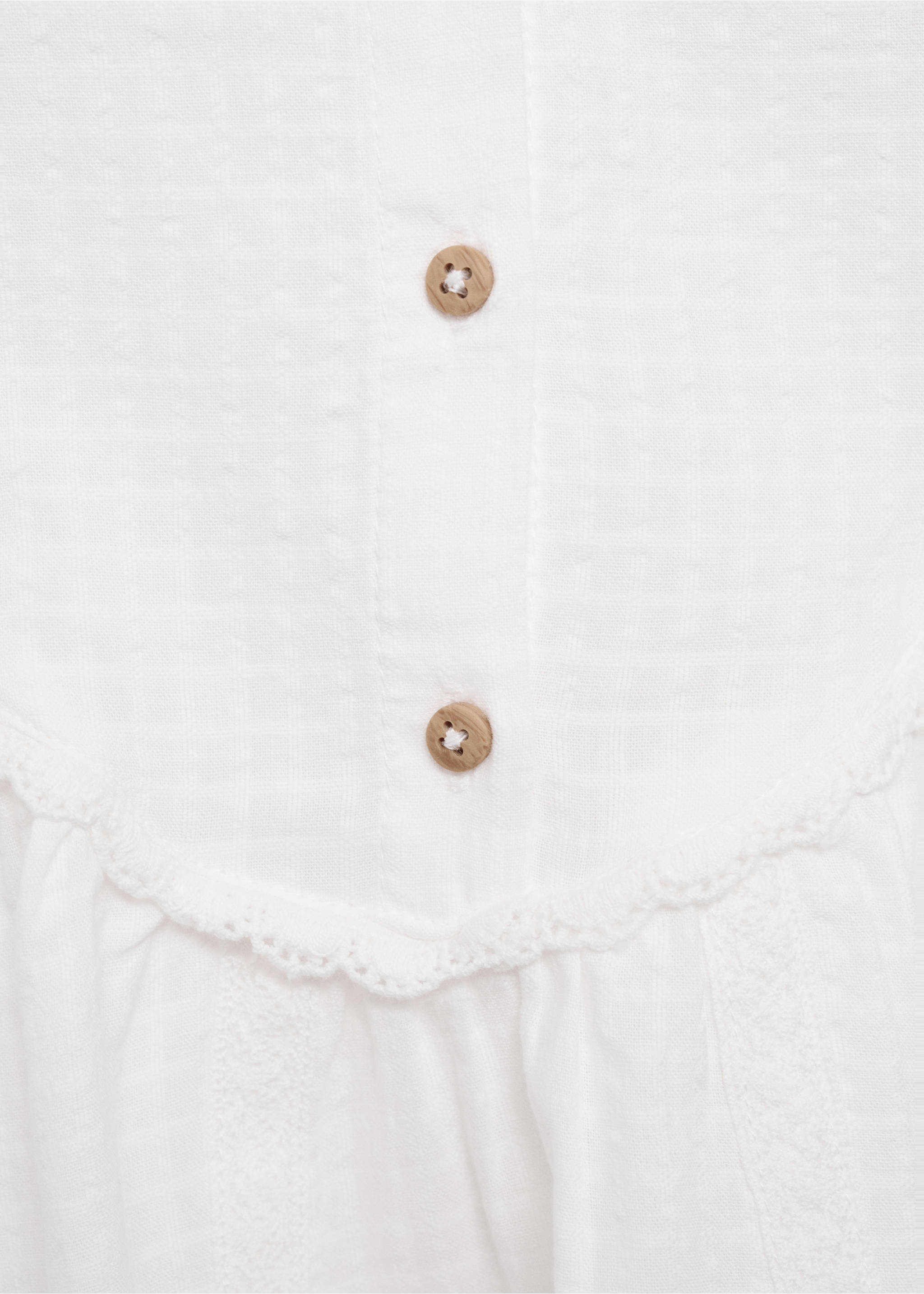 Blouse détails dentelle - Détail de l'article 8, Blanc. Ref: 17046726-00.