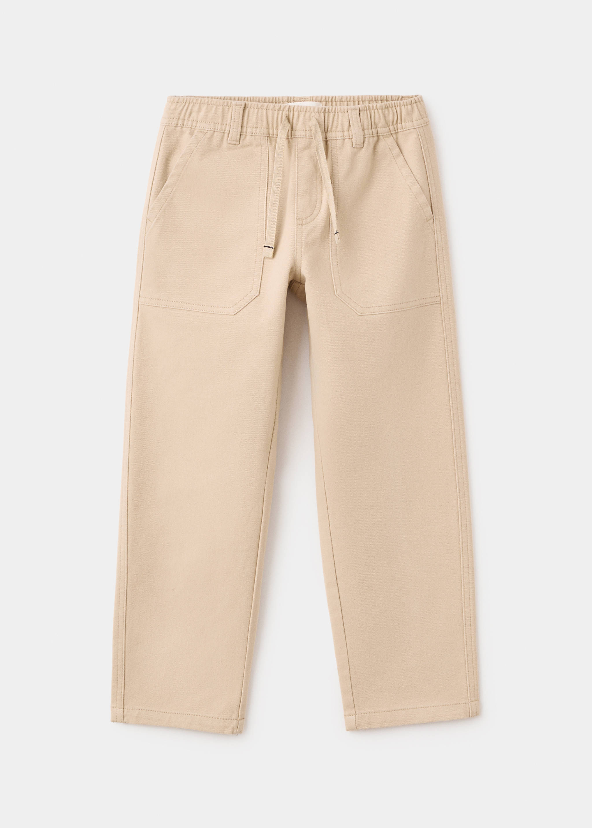 Pantalon droit en coton - Article sans modèle