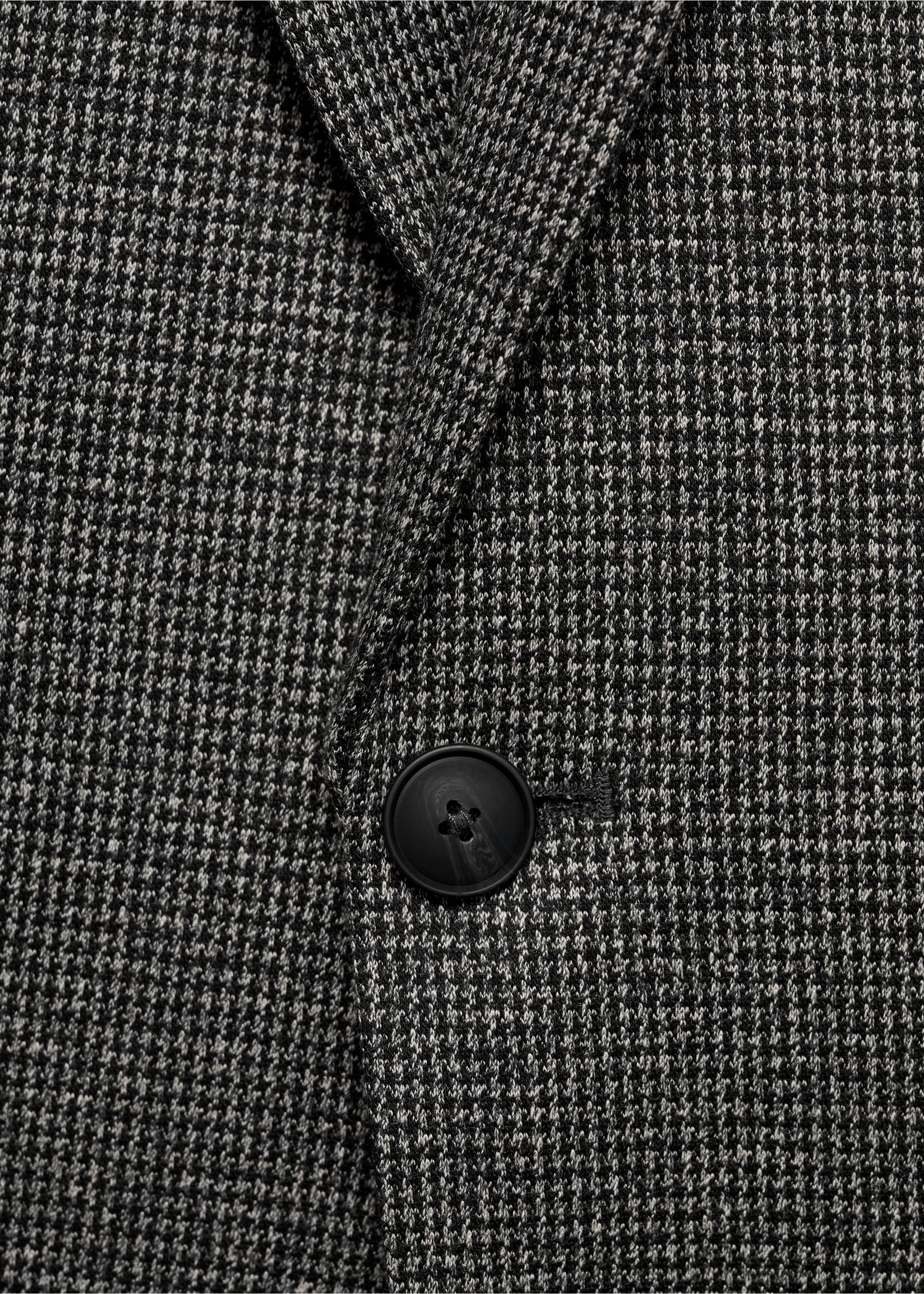 Americana slim fit microestructura - Detalle del artículo 8, Gris medio vigoré. Ref: 17046732-00.