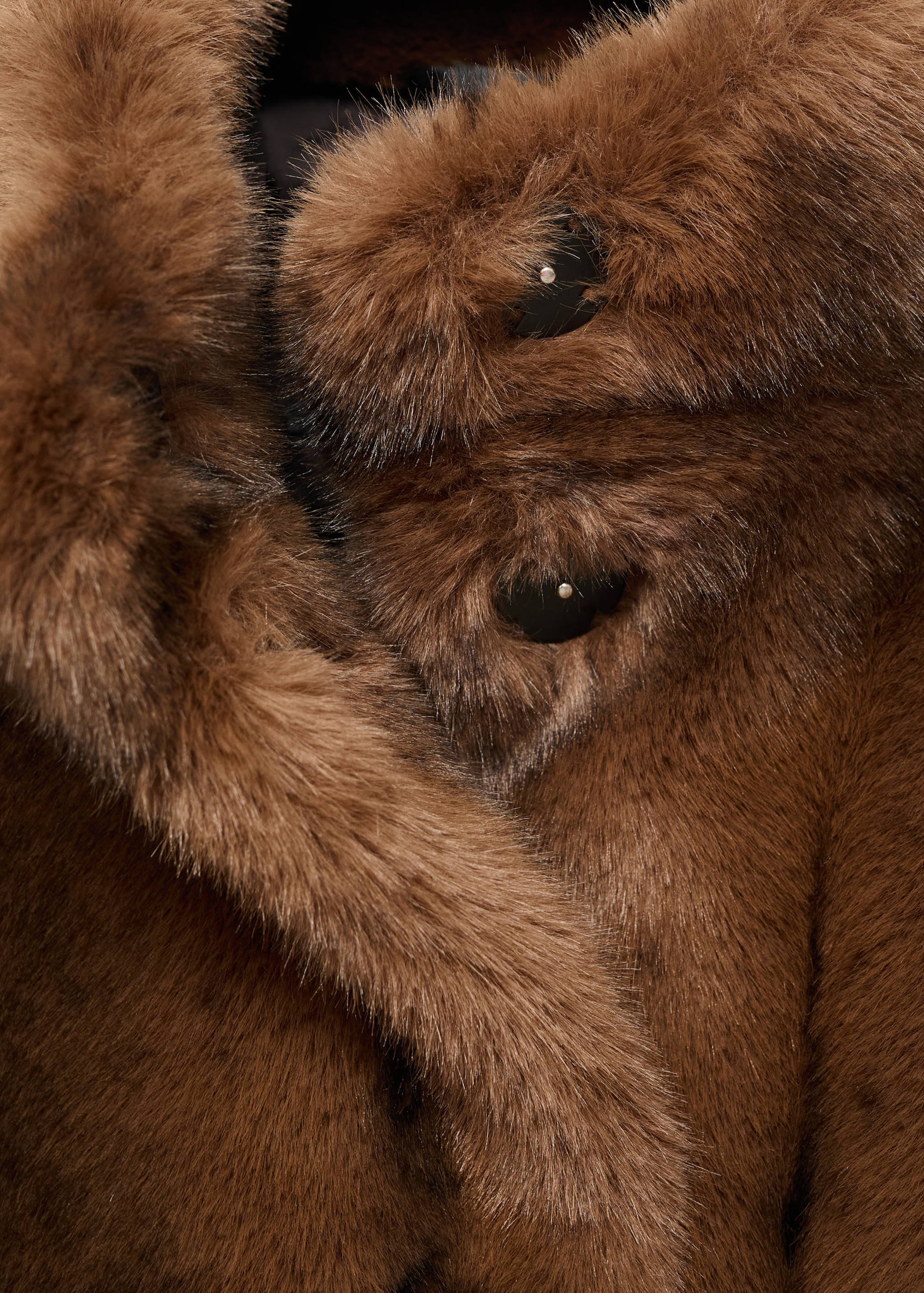 Faux-fur jacket with pockets - Details of the article 8