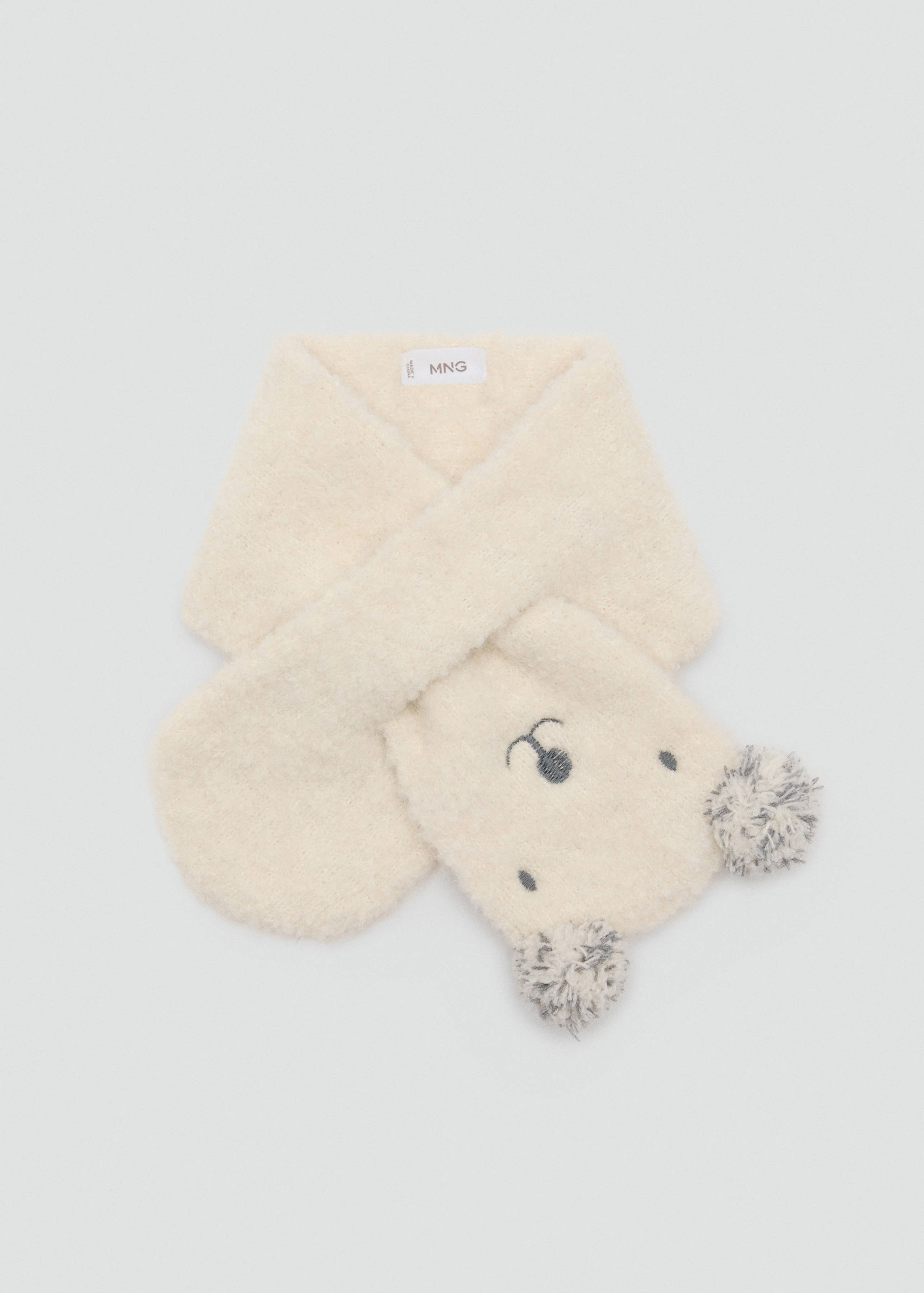 Bear knitted scarf - Article without model