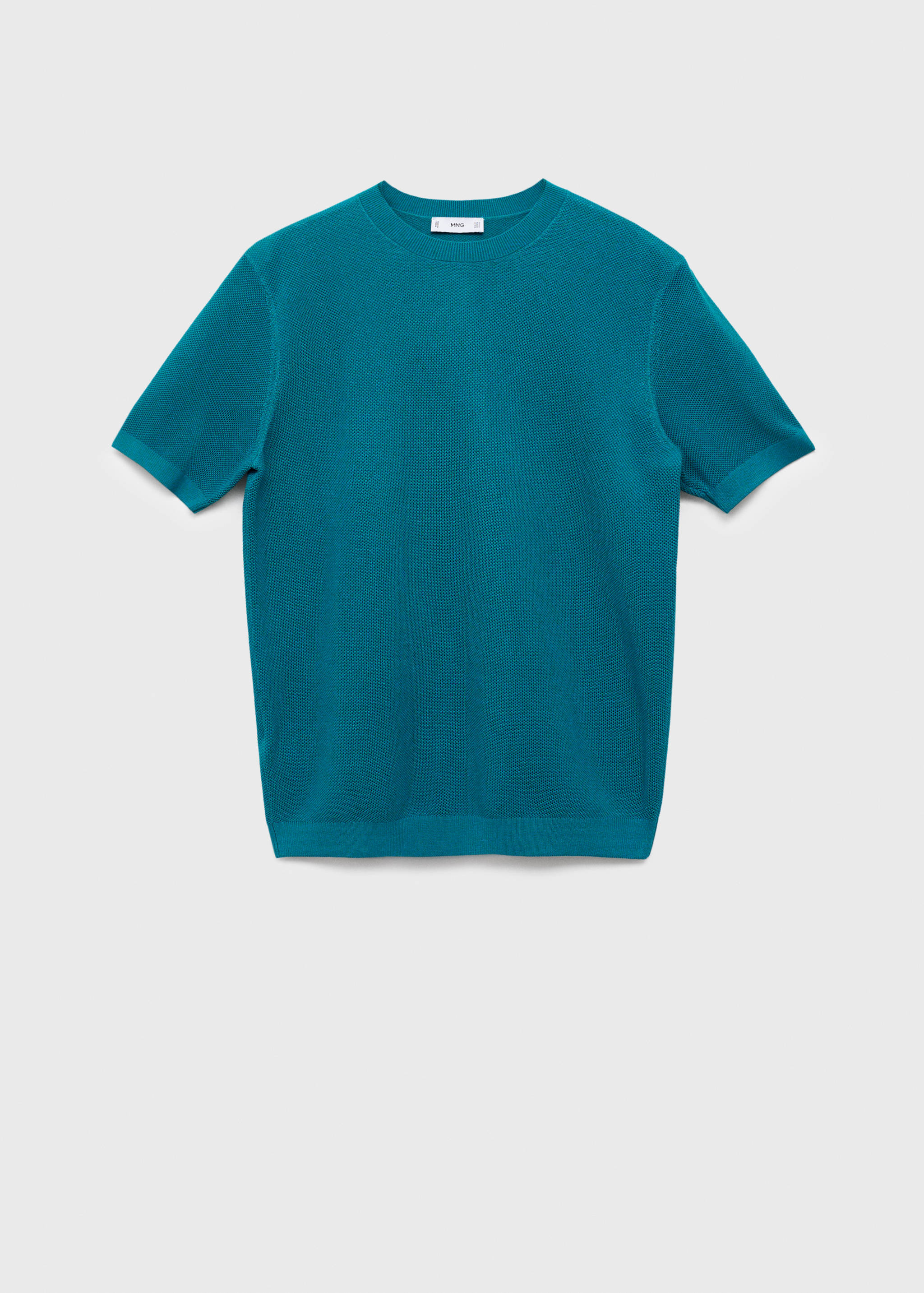 Knit cotton T-shirt - Article without model