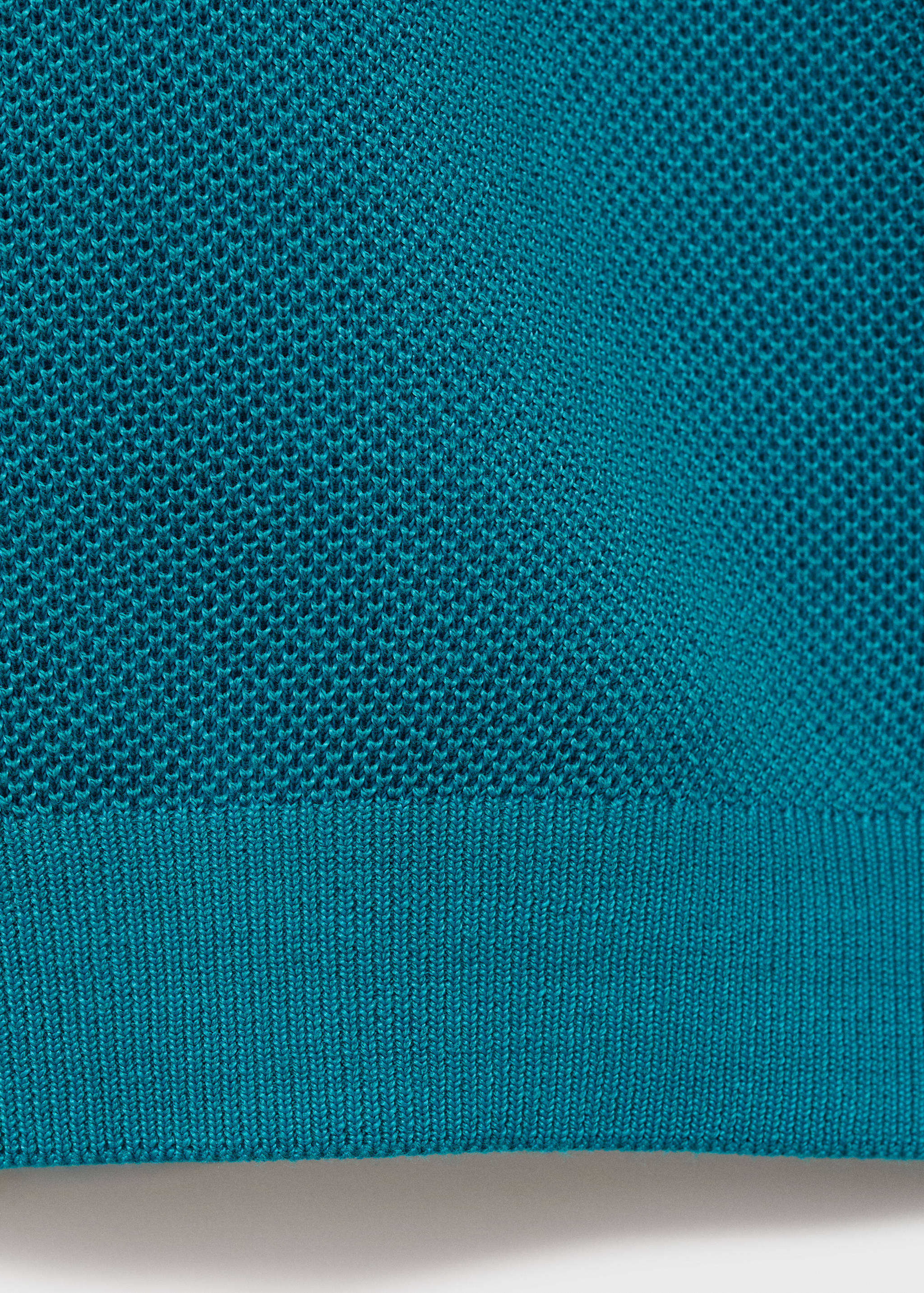 Knit cotton T-shirt - Details of the article 0
