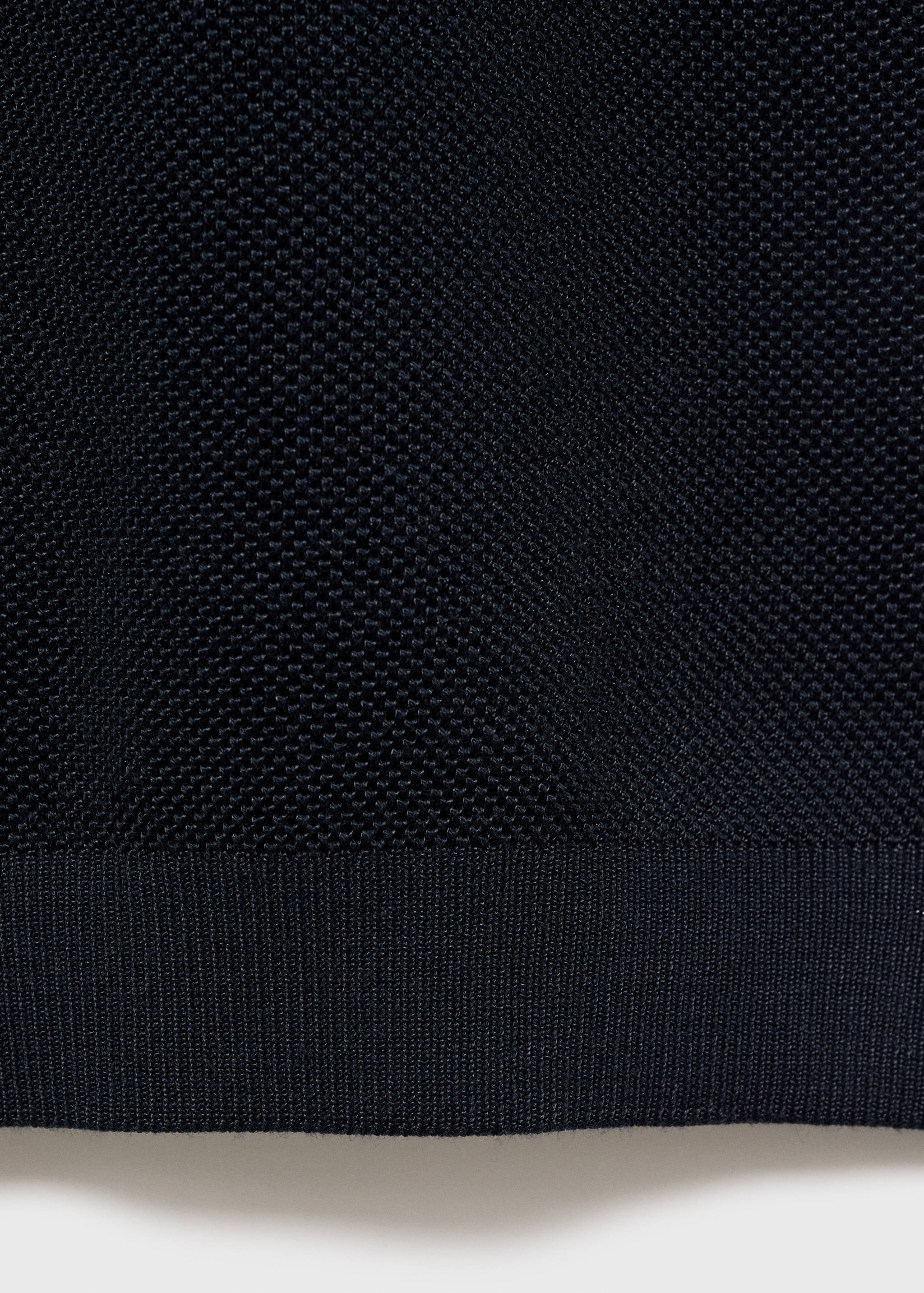 Knit cotton T-shirt - Details of the article 0