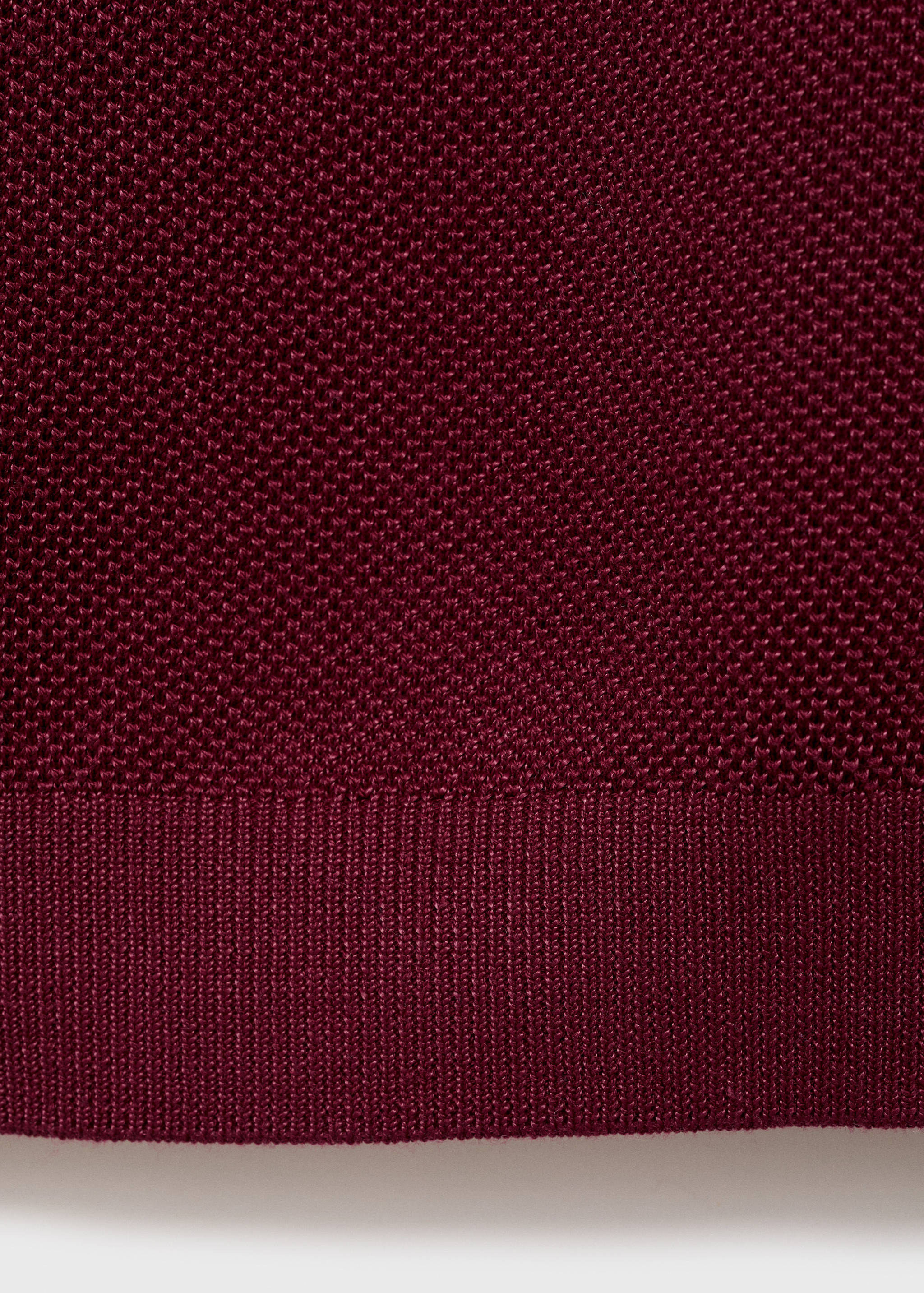 Knit cotton T-shirt - Details of the article 0
