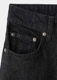Straight low-waist jeans — Black 7