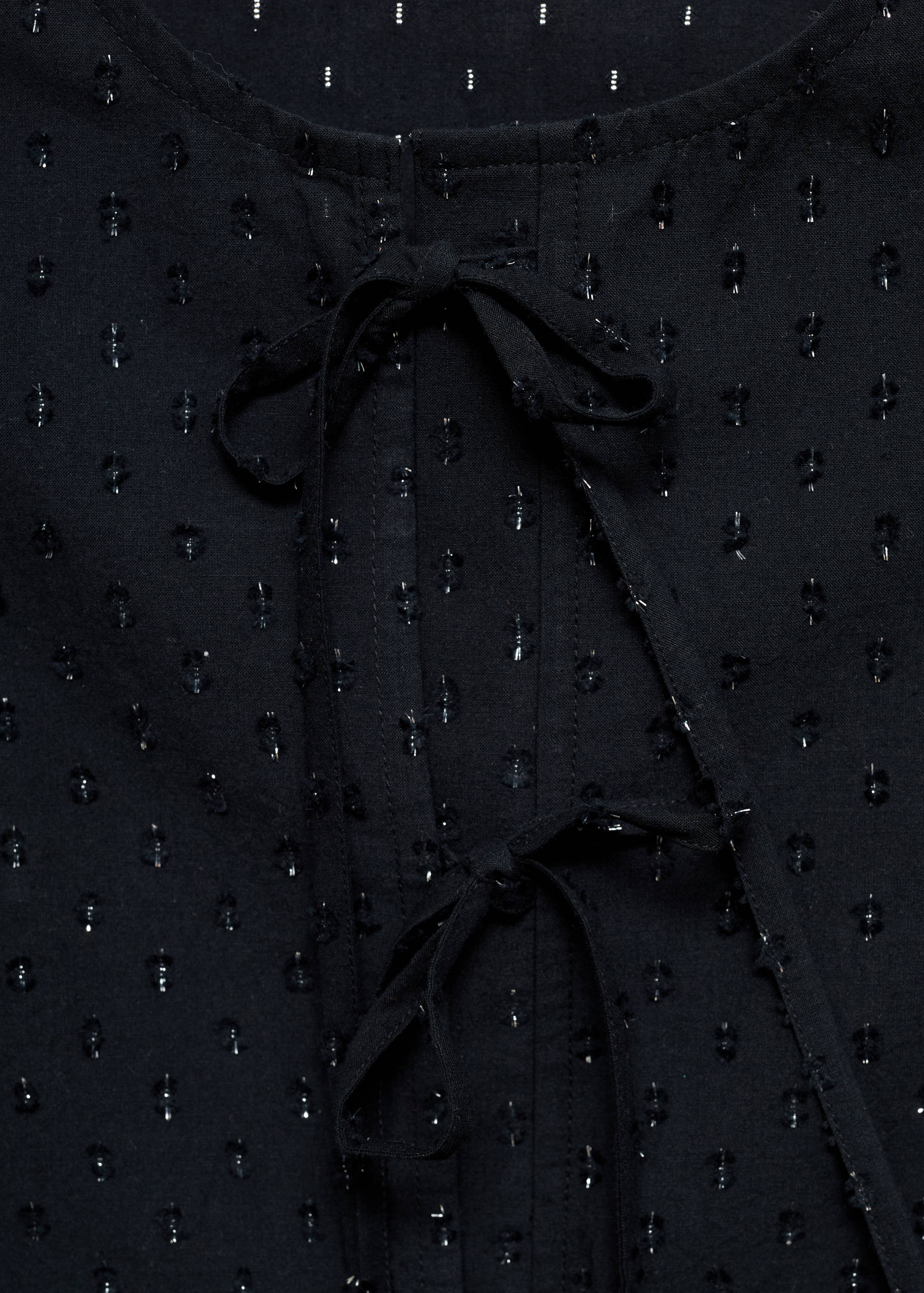 Lurex textured blouse - Details of the article 8