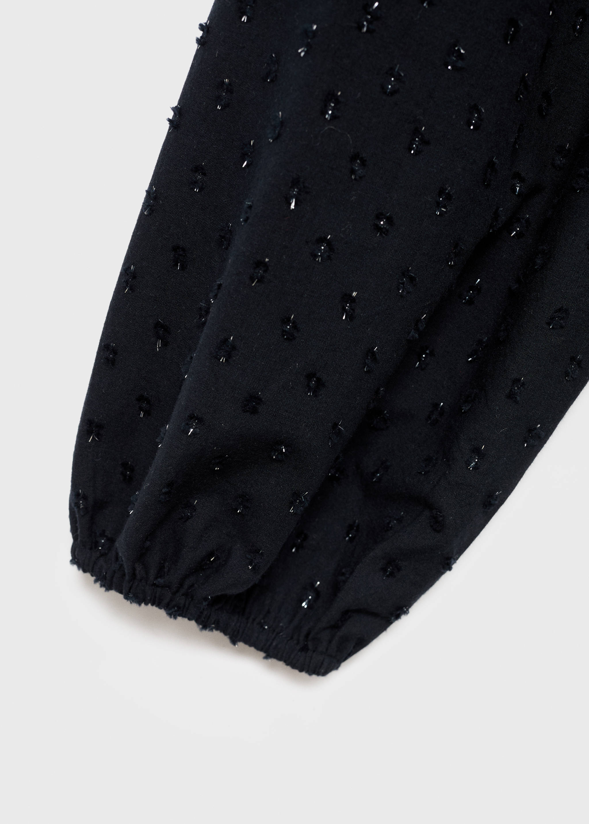 Lurex textured blouse - Details of the article 0