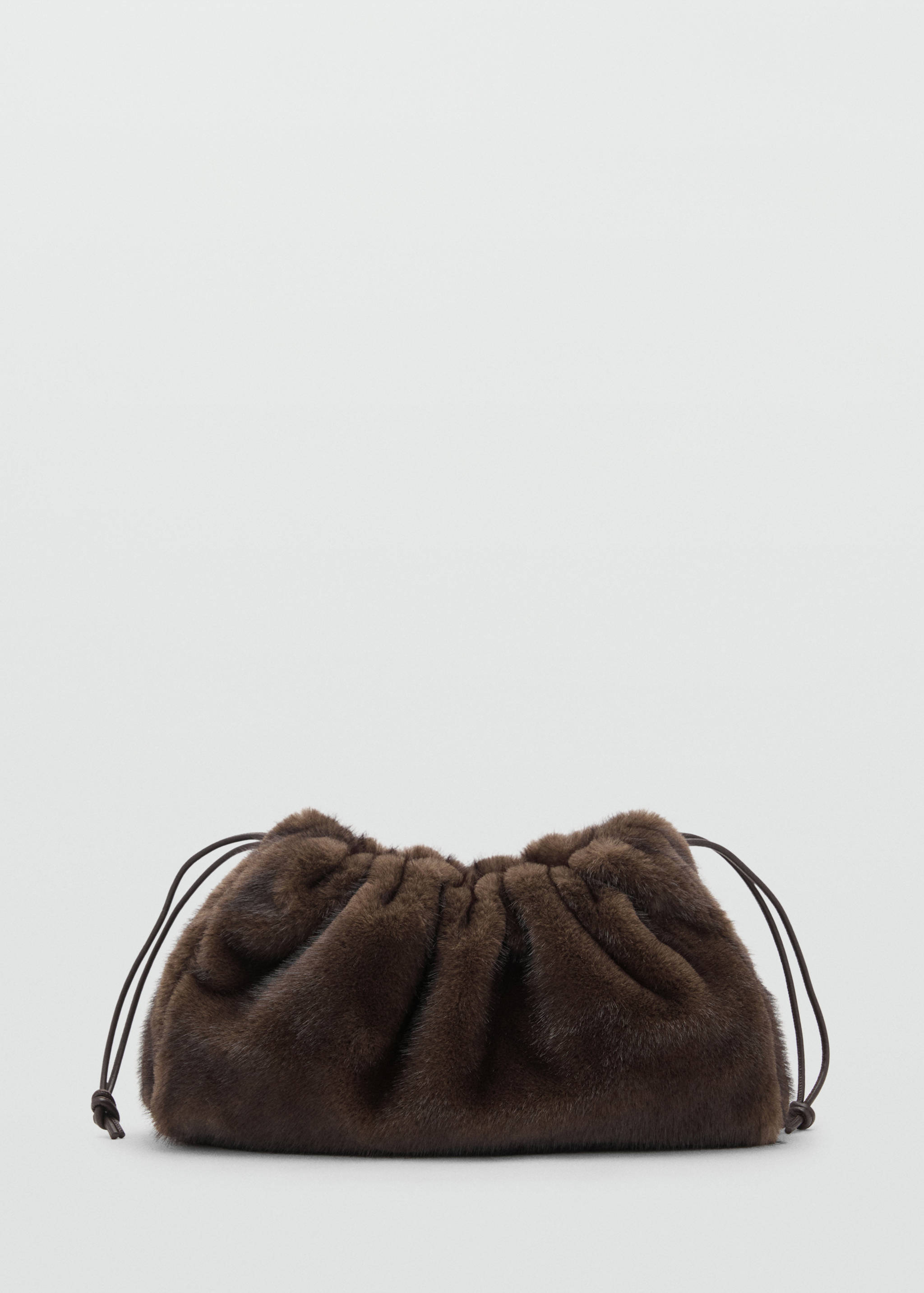 Faux-fur handbag - Article without model