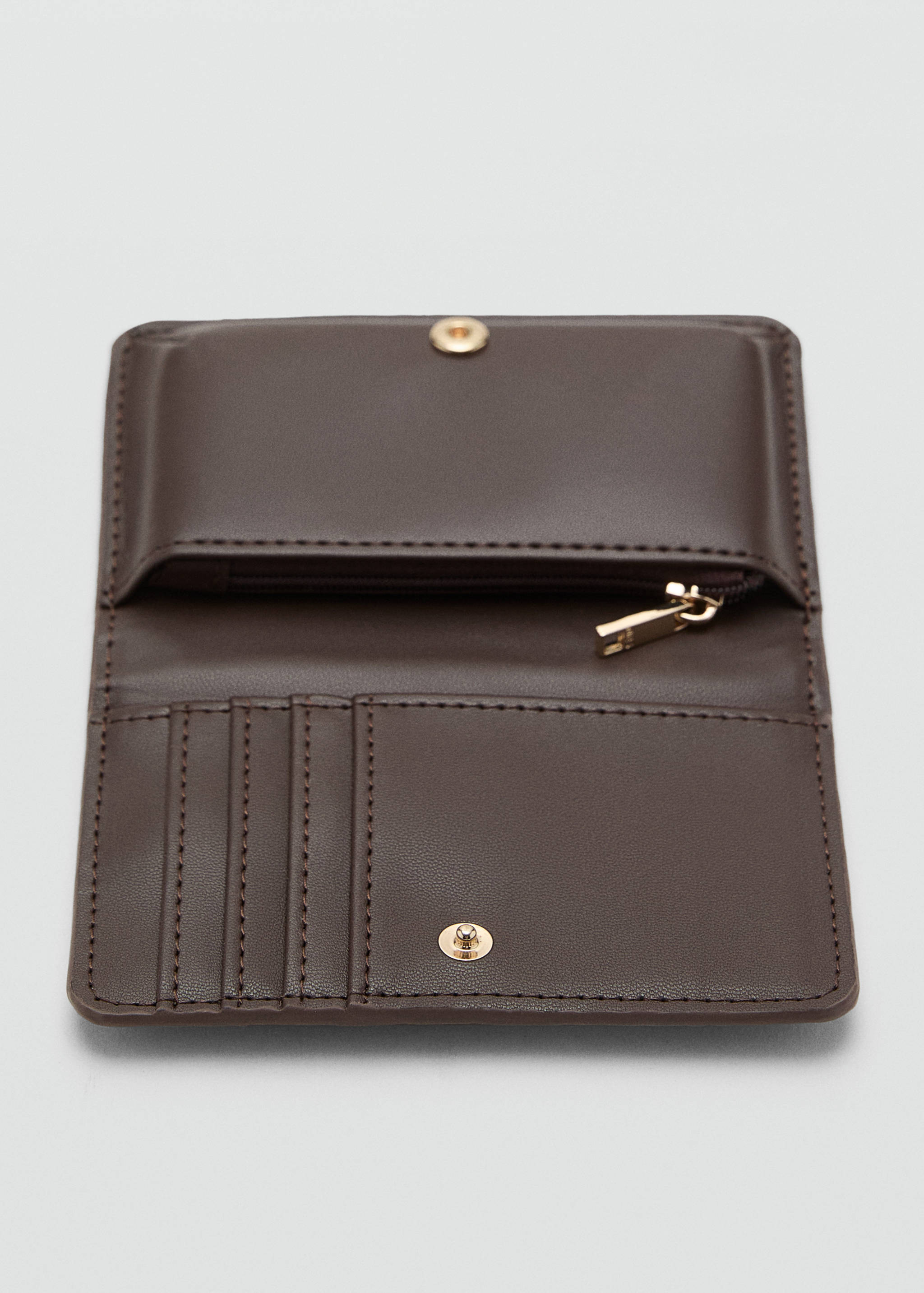 Petit portefeuille effet croco brillant - Détail de l'article 1