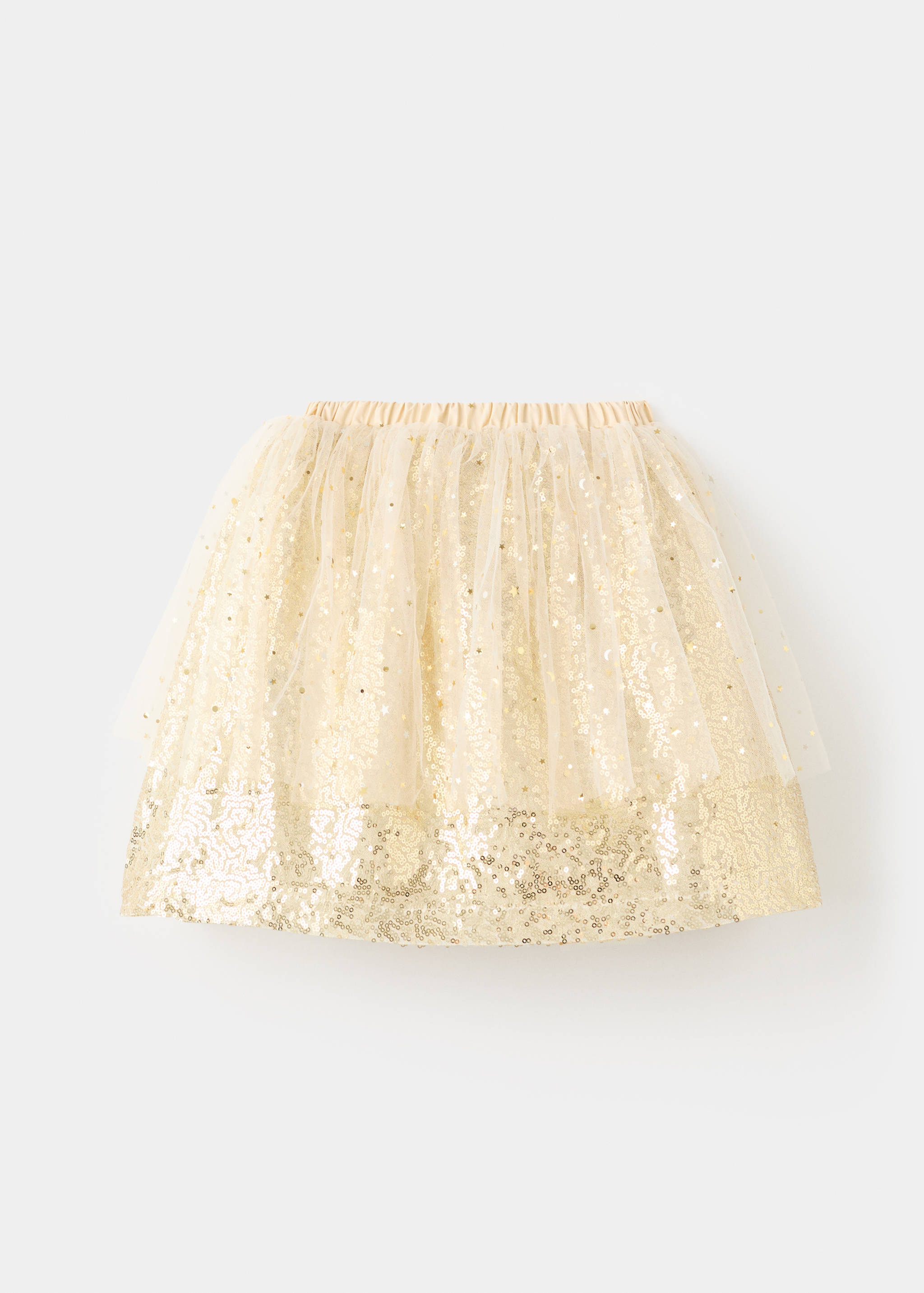 Sequins tulle skirt - Medium plane