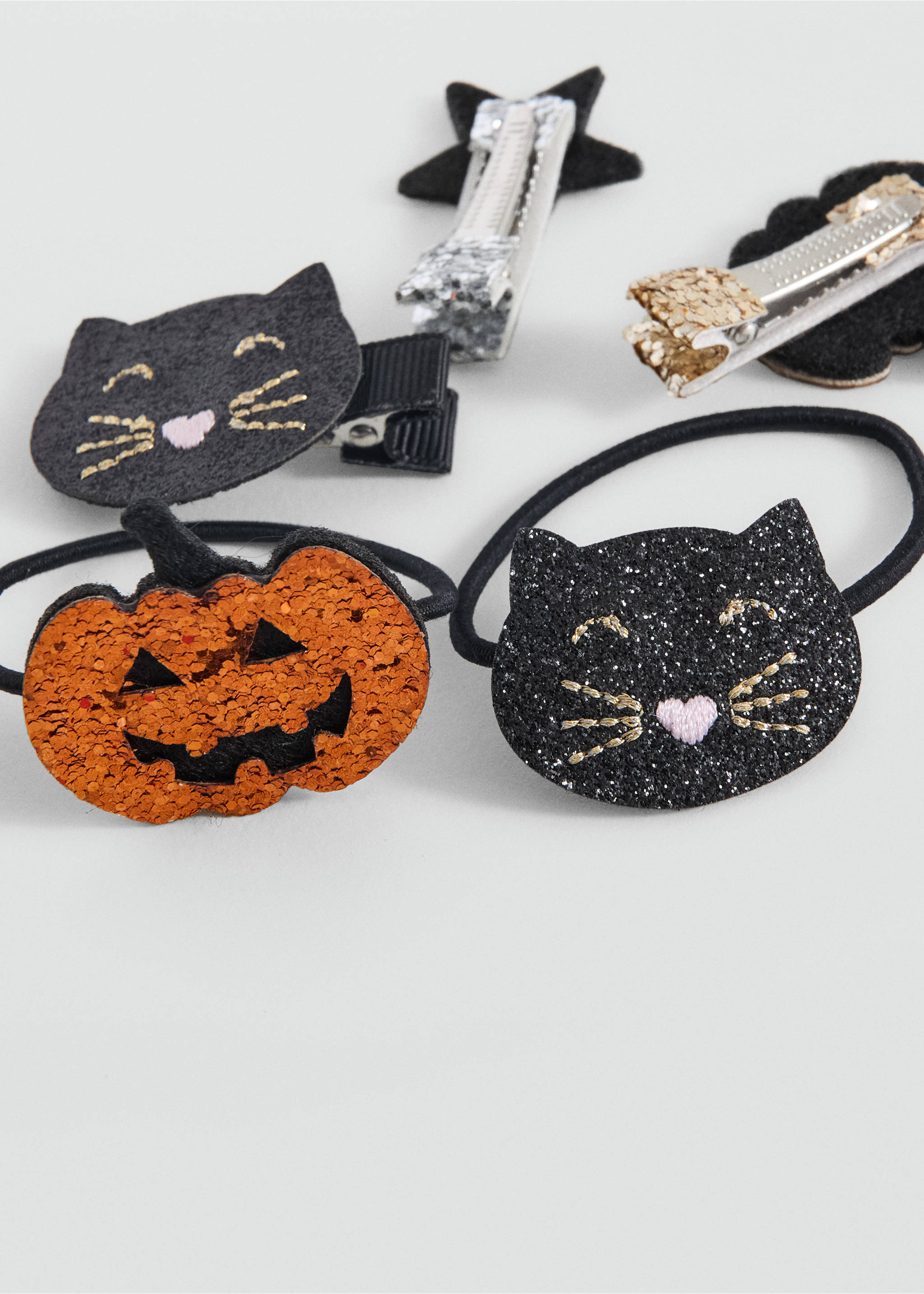 Pack clips Halloween - Plano medio, Naranja. Ref: 17047135-00.
