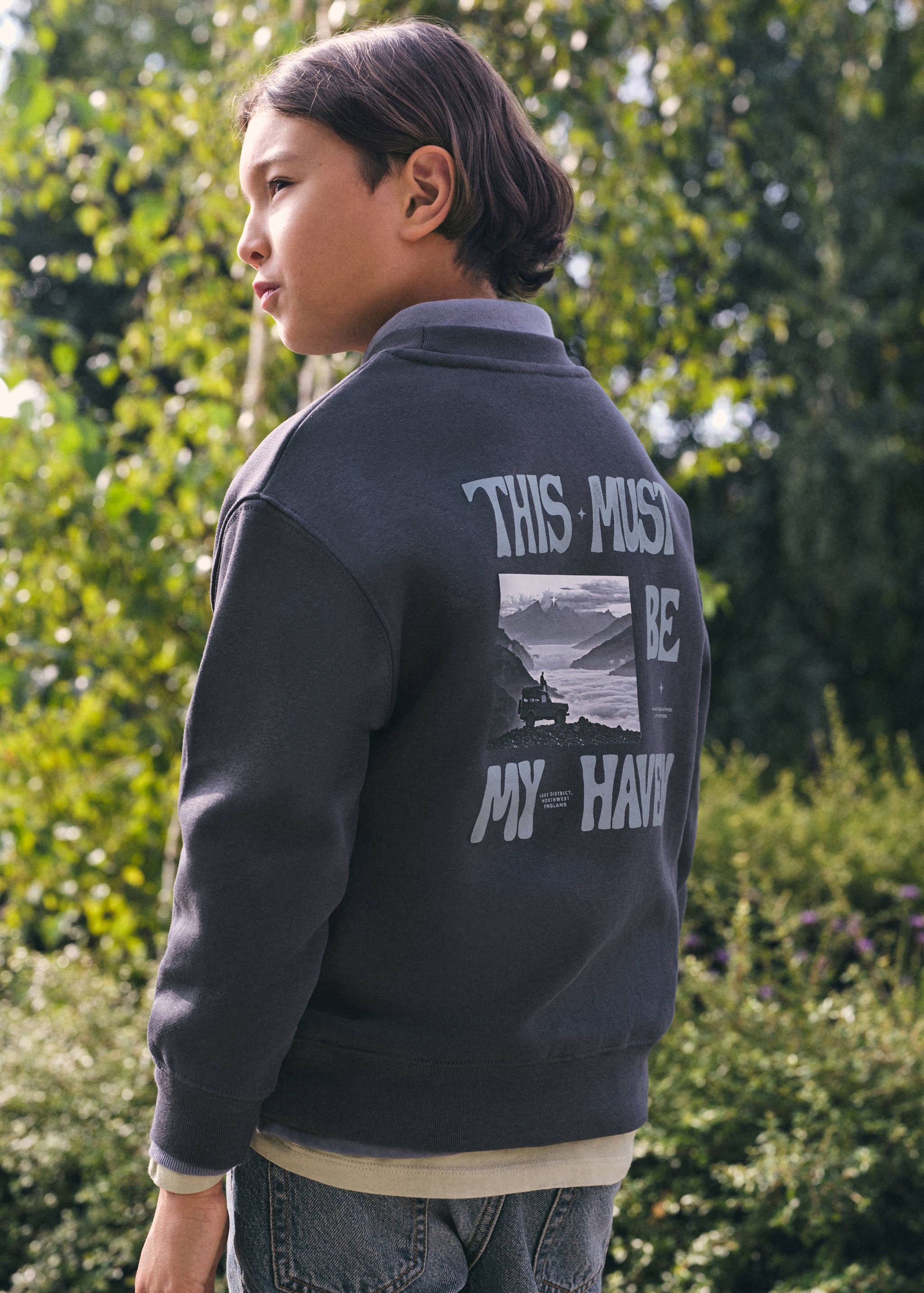 Printed cotton sweatshirt - Details of the article 6