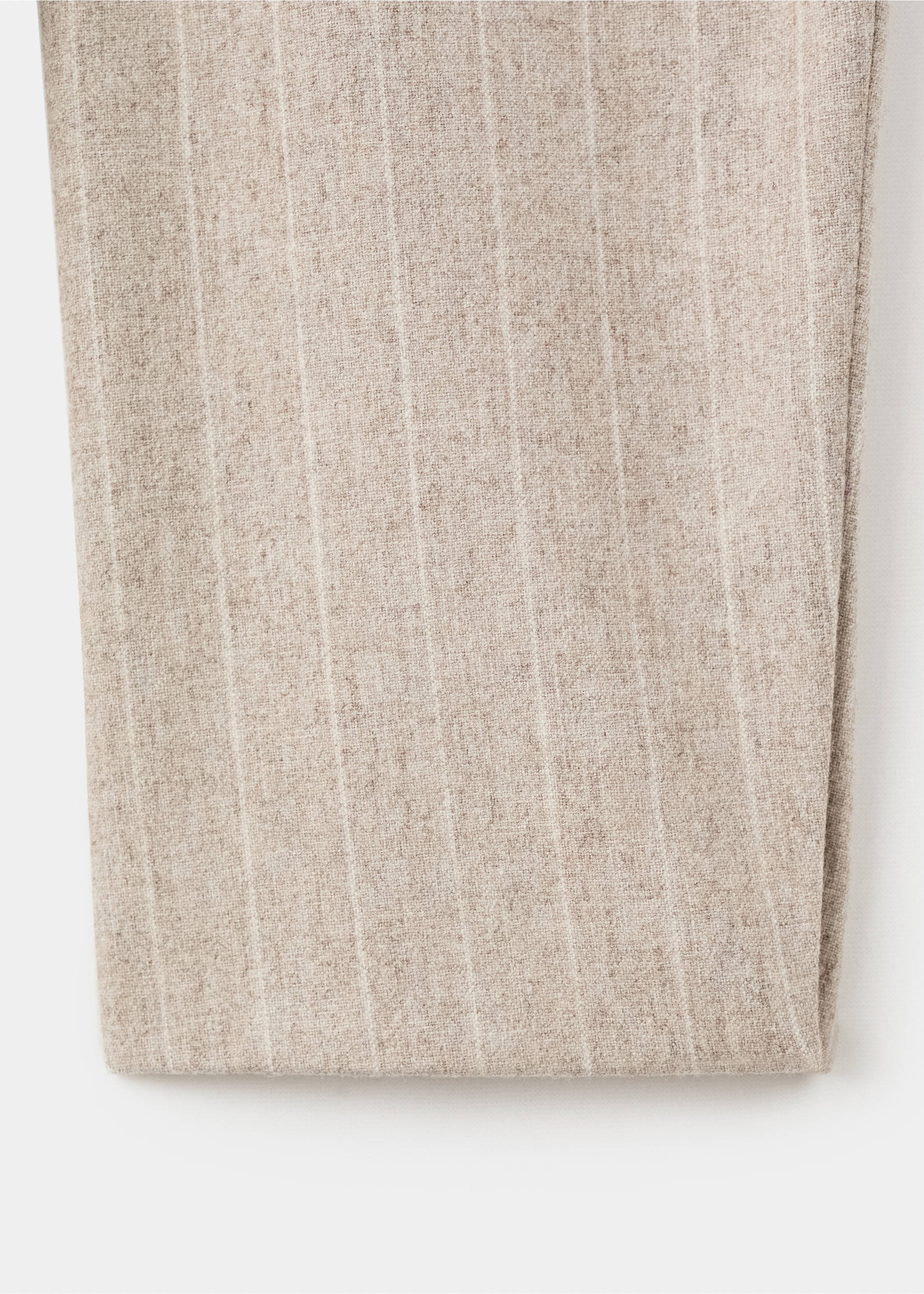 Костюмный пиджак из шерсти в тонкую полоску - Деталь изделия 0, Серый. Ref: 17047140-00.