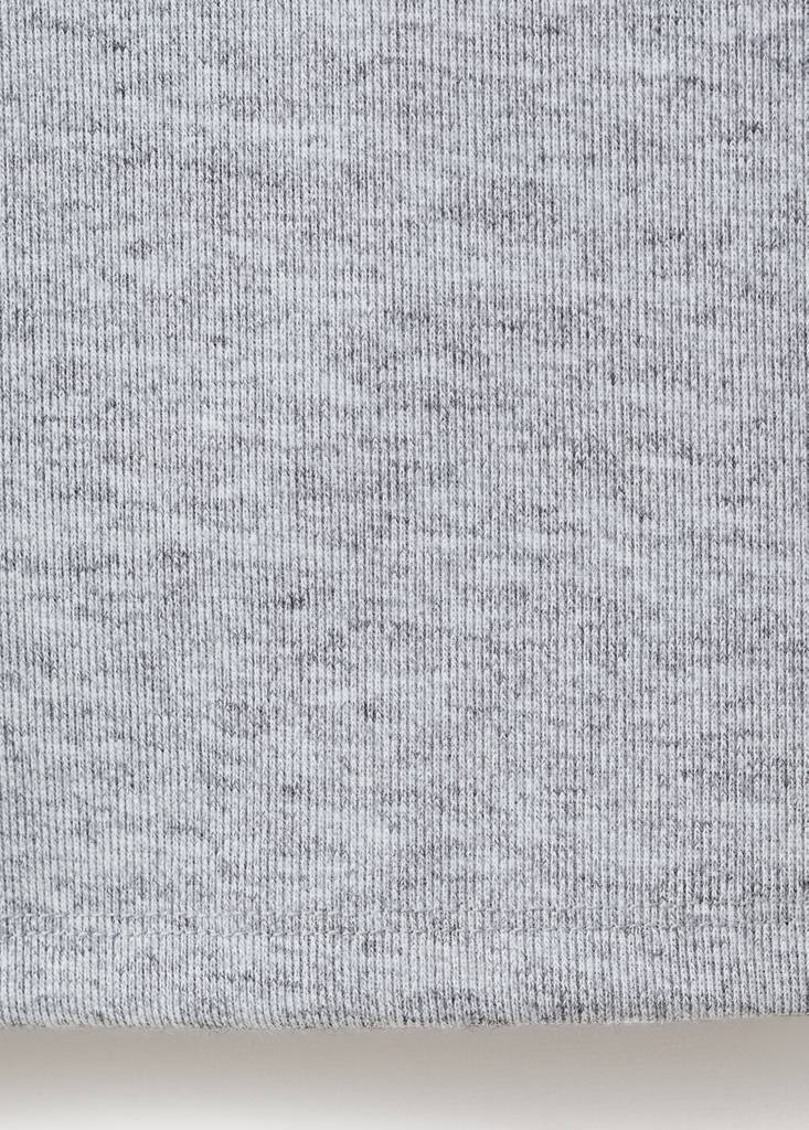 Long dress with cut-out — Medium Heather Grey