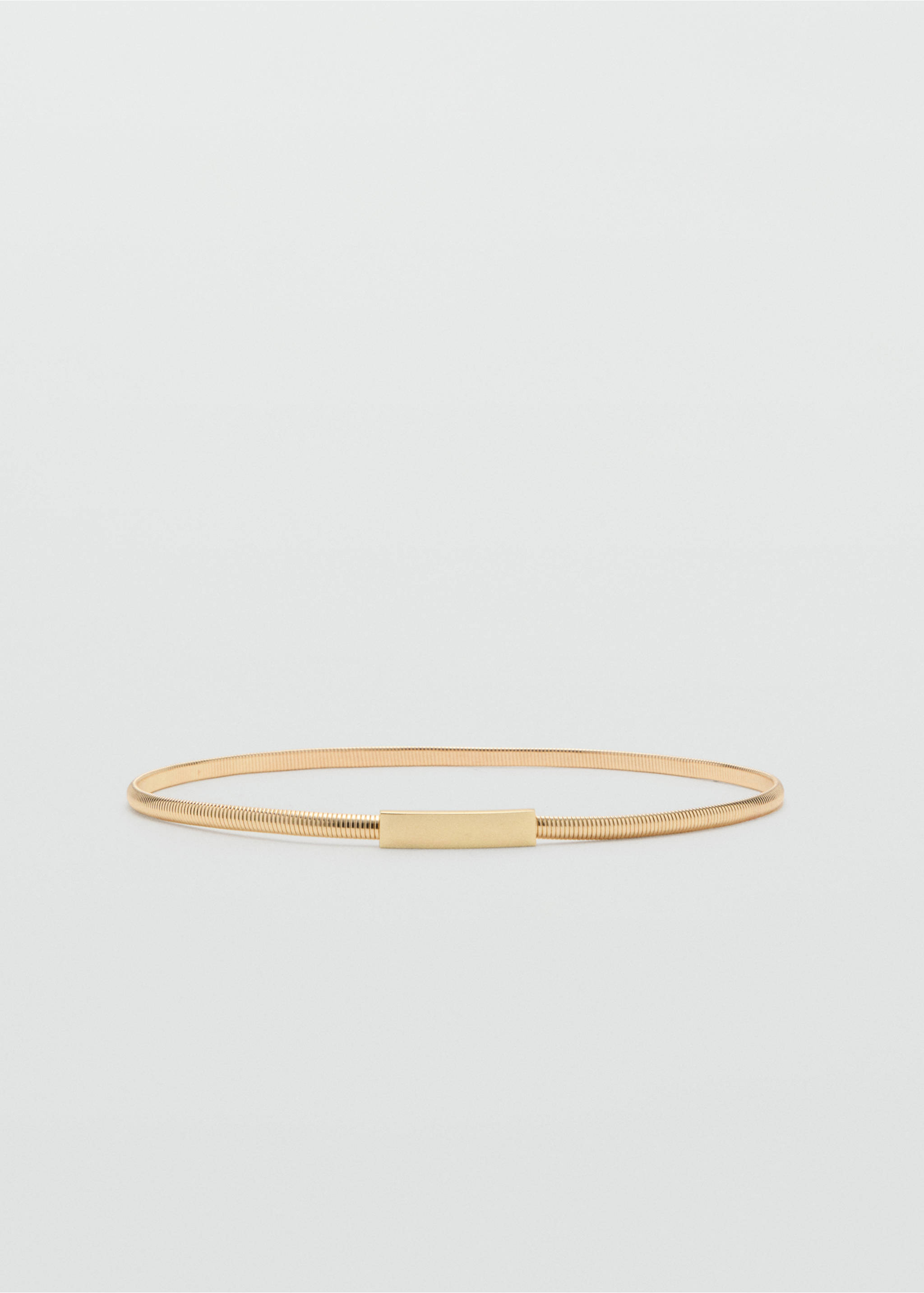 Skinny metal belt - Article without model, Gold. Ref: 17047763-00.