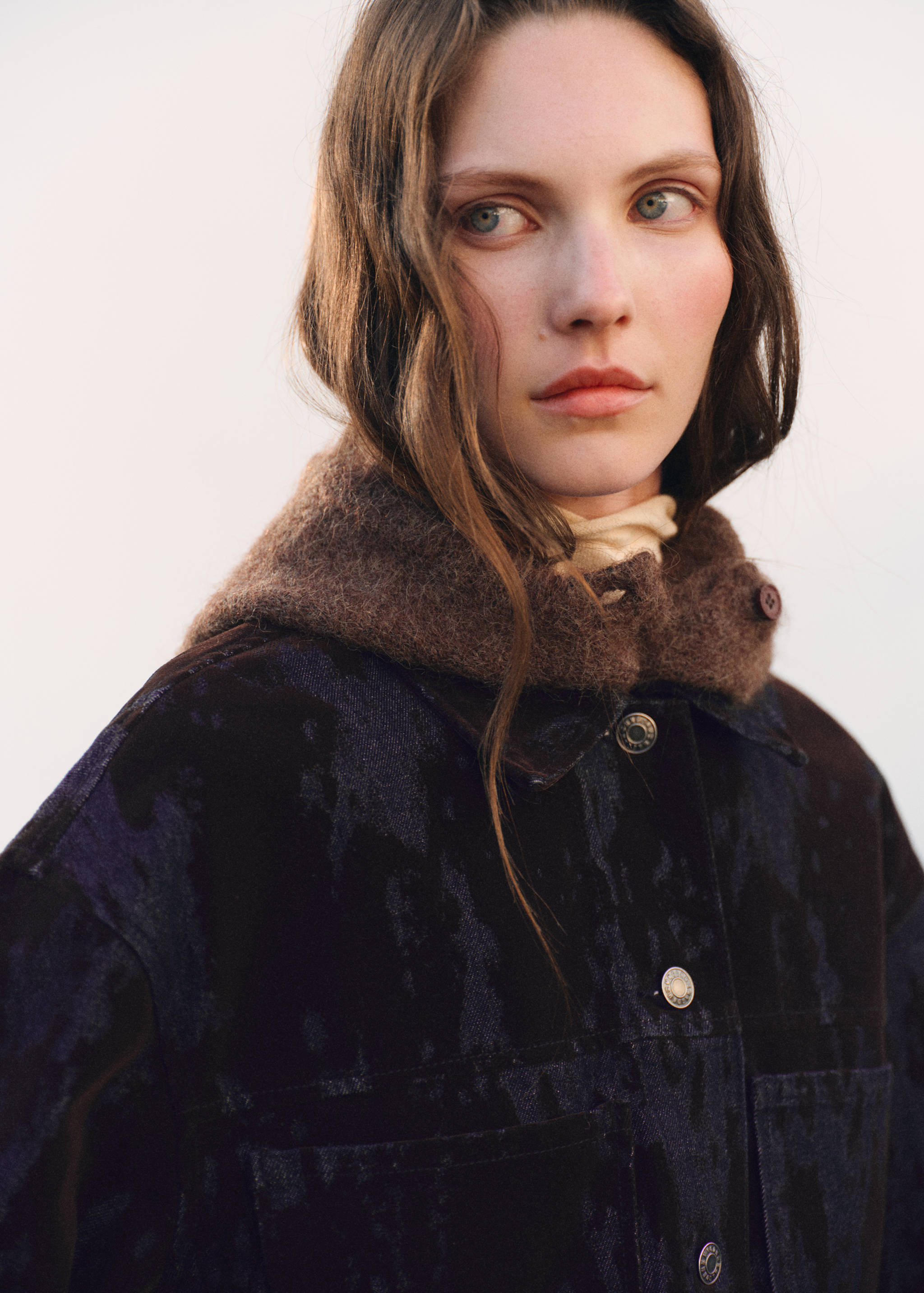 Balaclava knit buttons - General plane