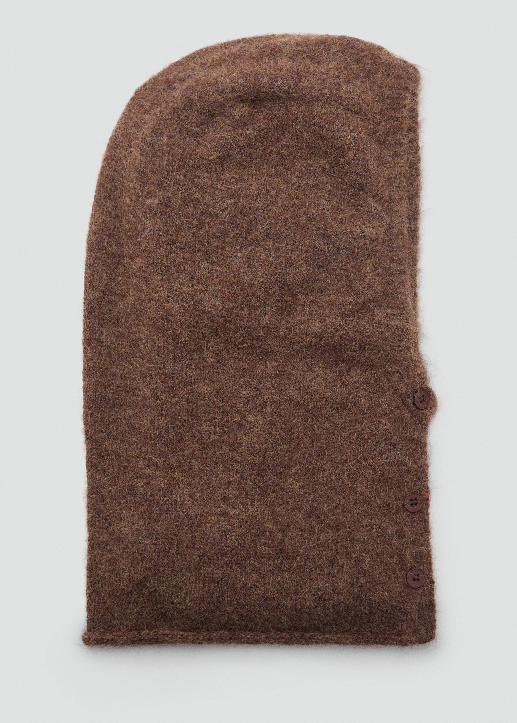 Balaclava knit buttons - Article without model