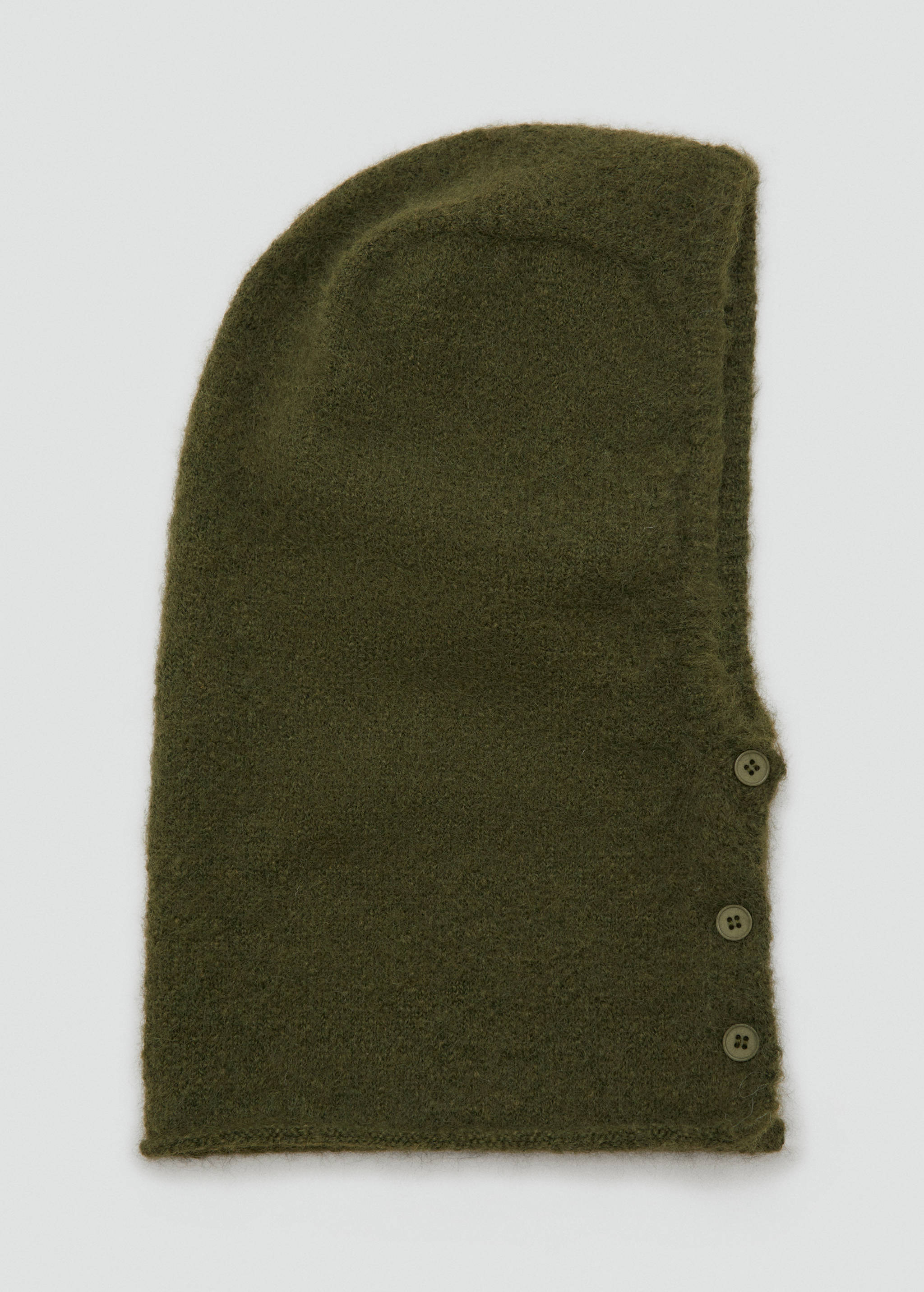 Balaclava knit buttons - Article without model