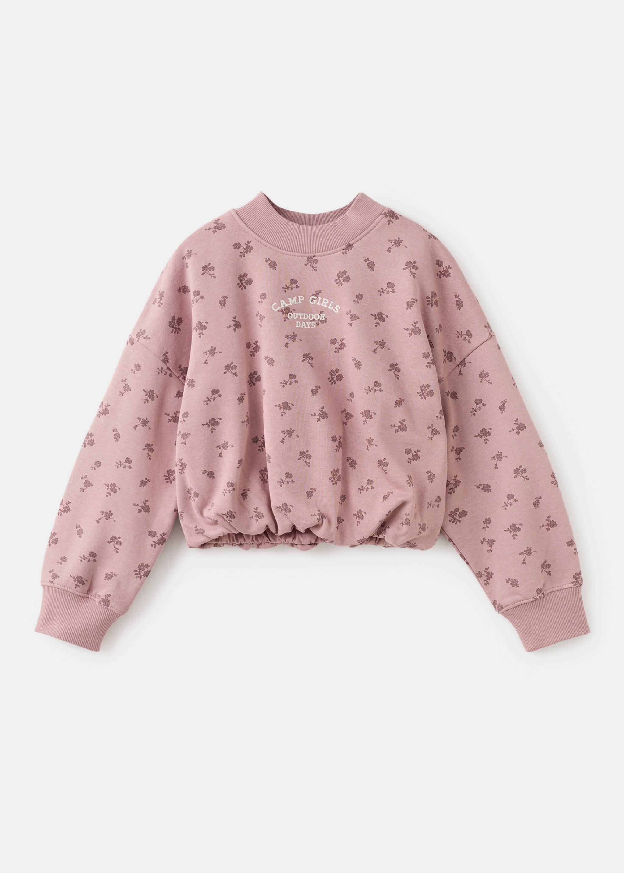 Sudadera bordada estampado floral - Artículo sin modelo