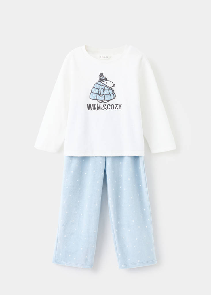Printed long pyjamas — Off White