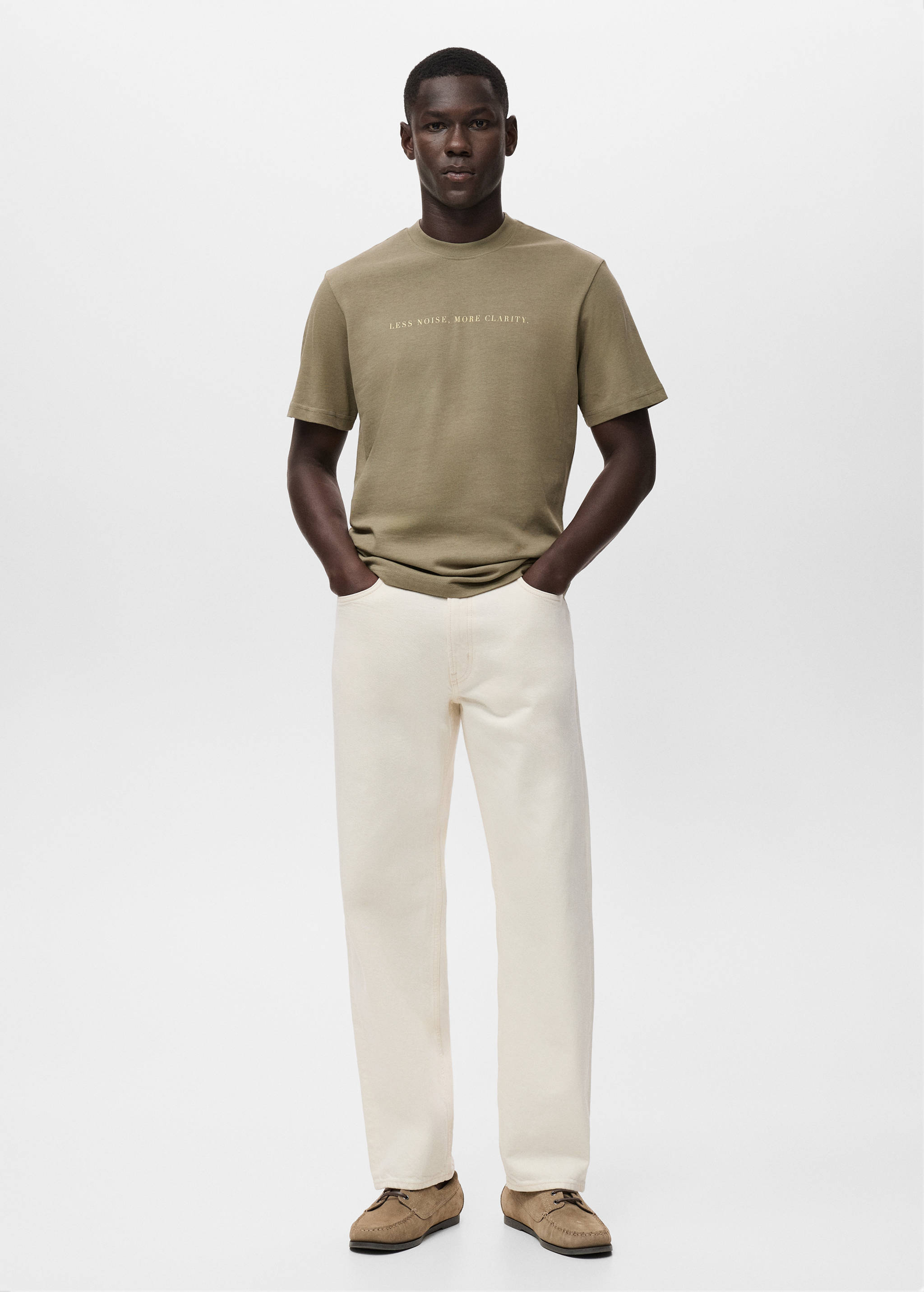 Футболка 100% хлопок с текстом - Общий план