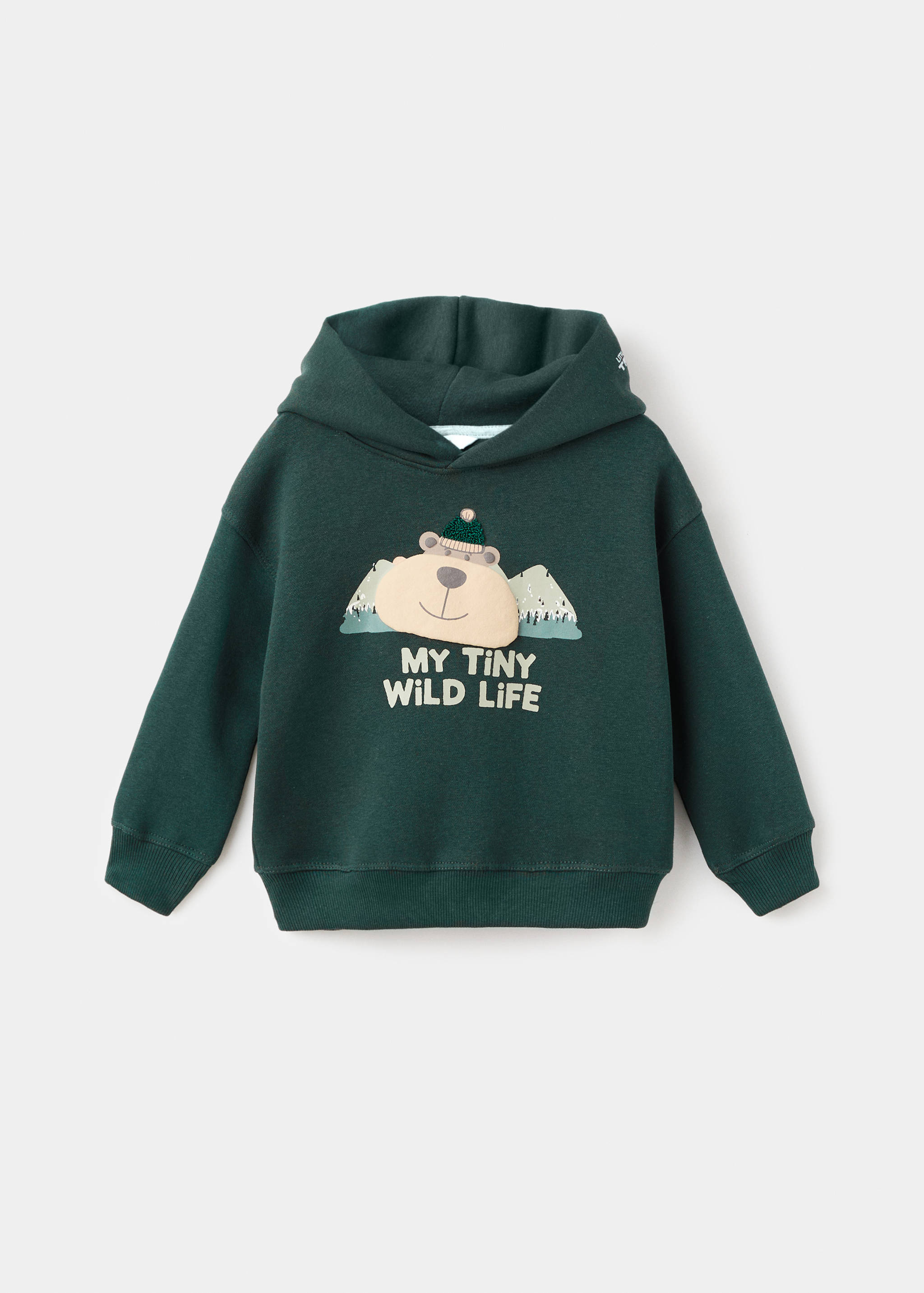 Sudadera estampada capucha - Artículo sin modelo