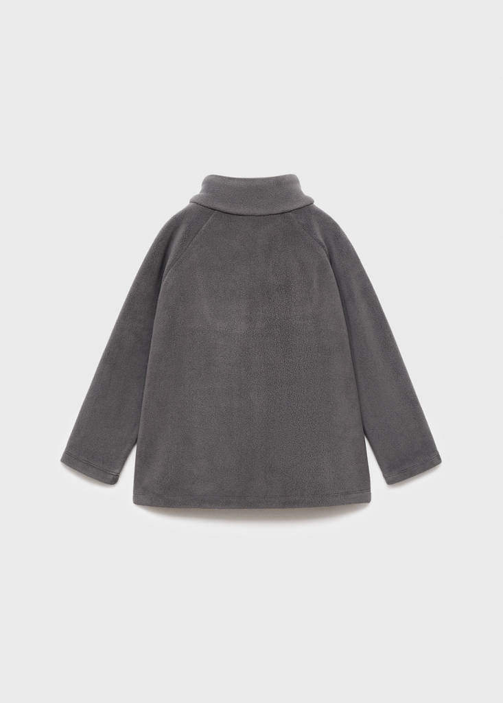 Zip-up fleece sweatshirt — Dark Grey