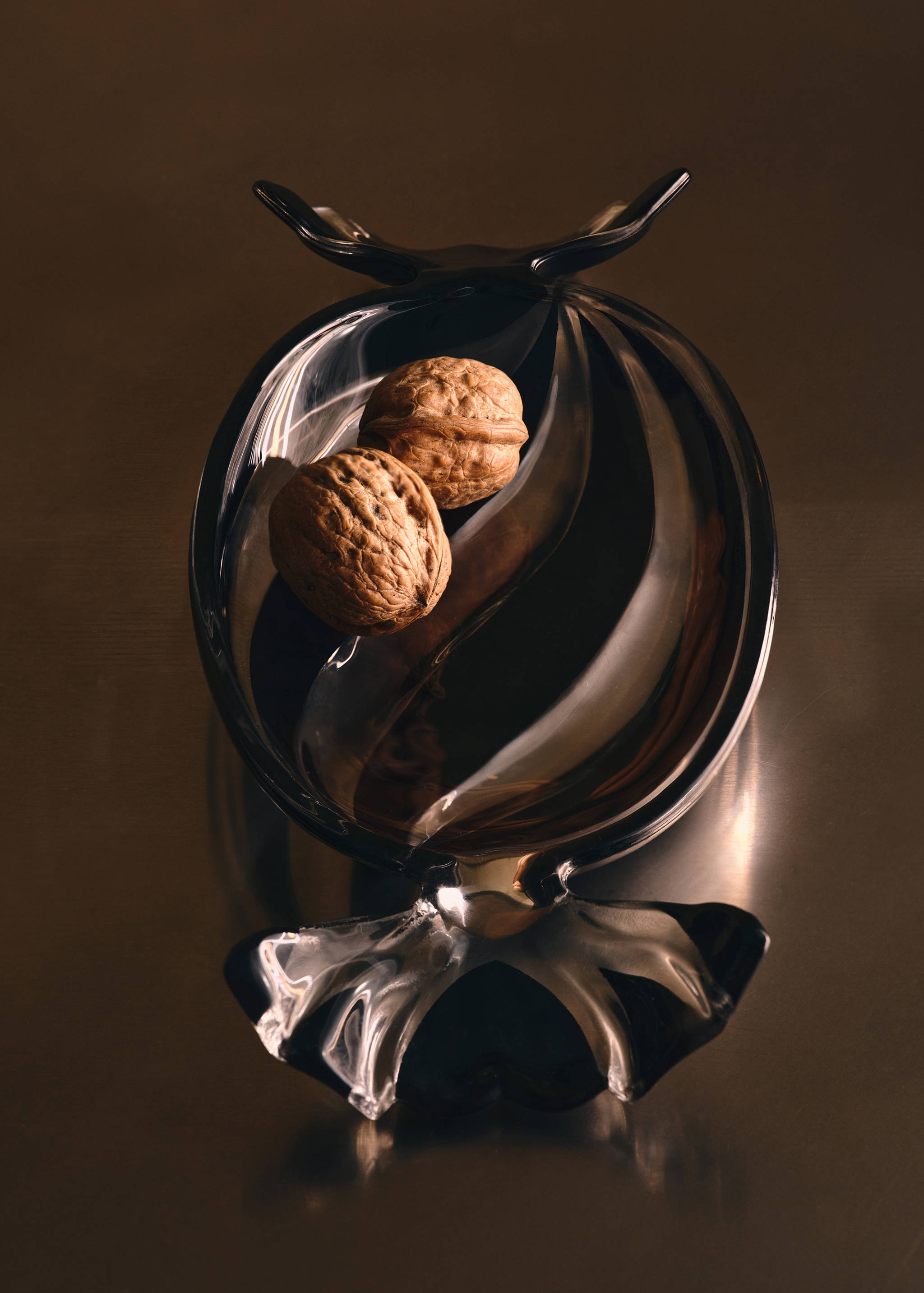 Glass tray with ribbon lines - Details of the article 6