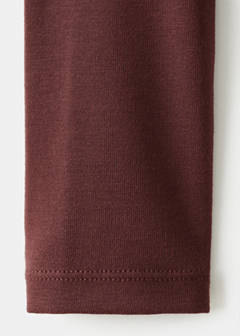 Turtleneck T-shirt — Brown 11
