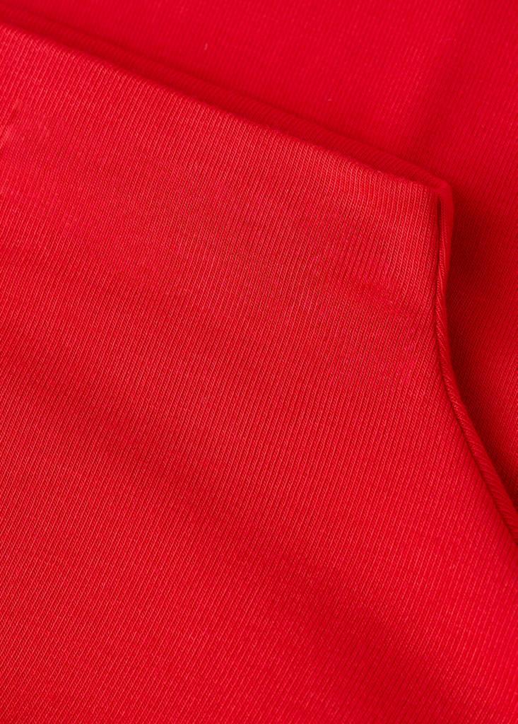 Turtleneck T-shirt — Red