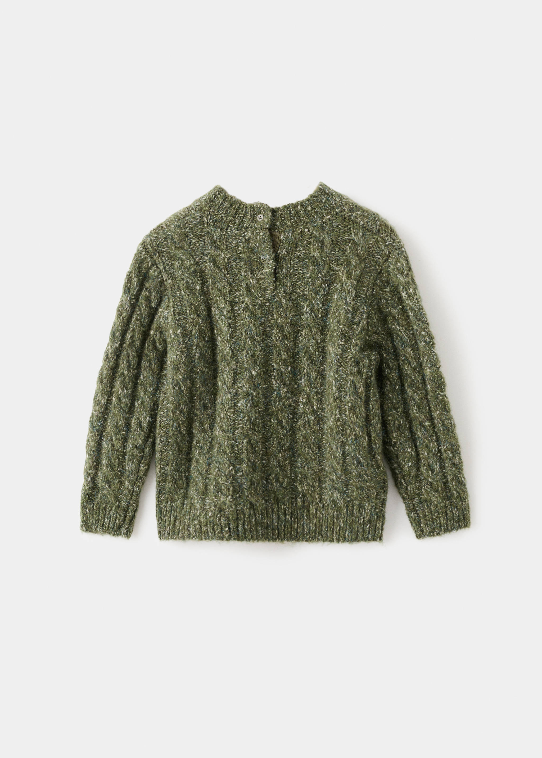 Jersey punto trenzado - Reverso del artículo