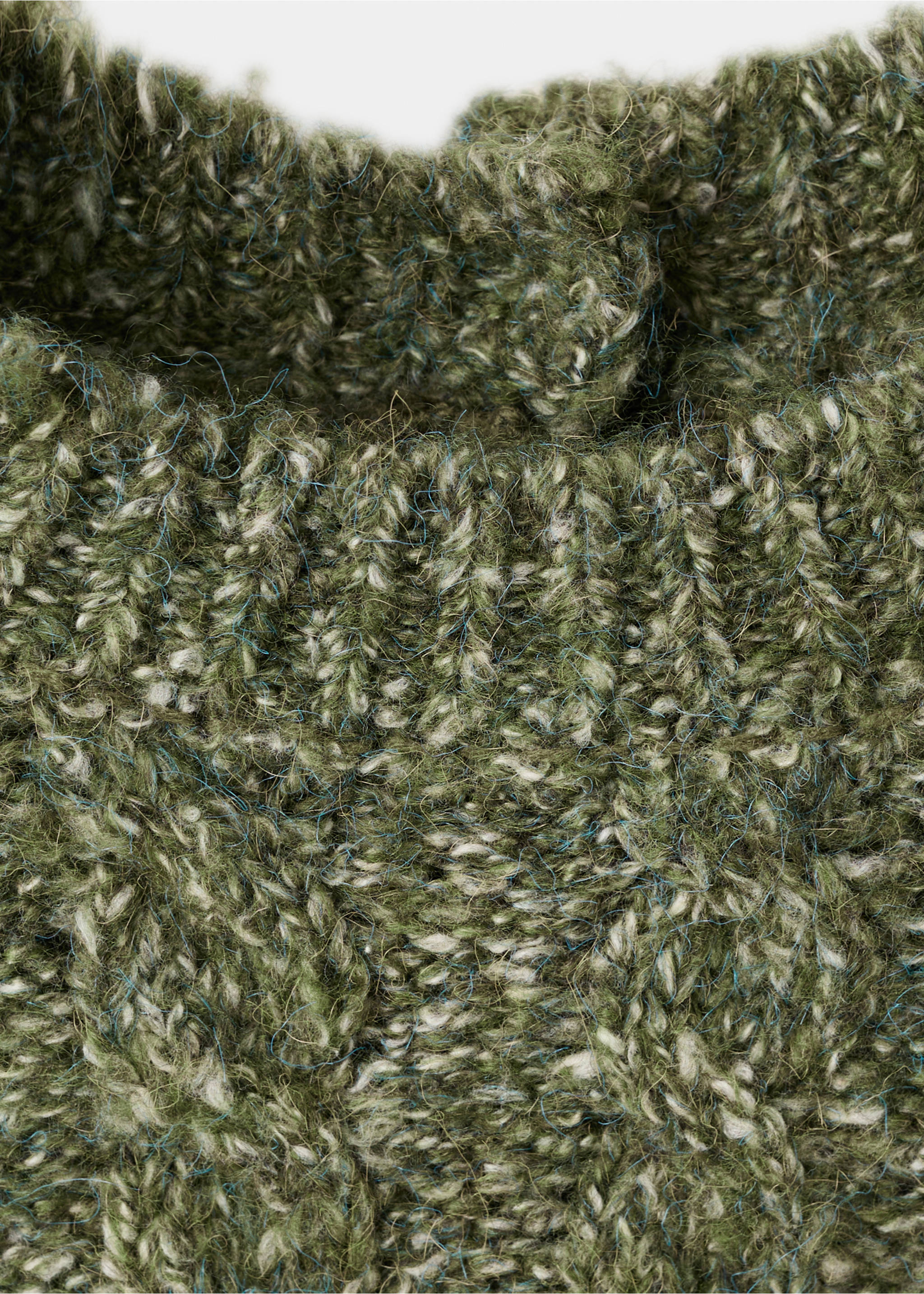 Jersey punto trenzado - Detalle del artículo 8, Verde. Ref: 17047788-00.