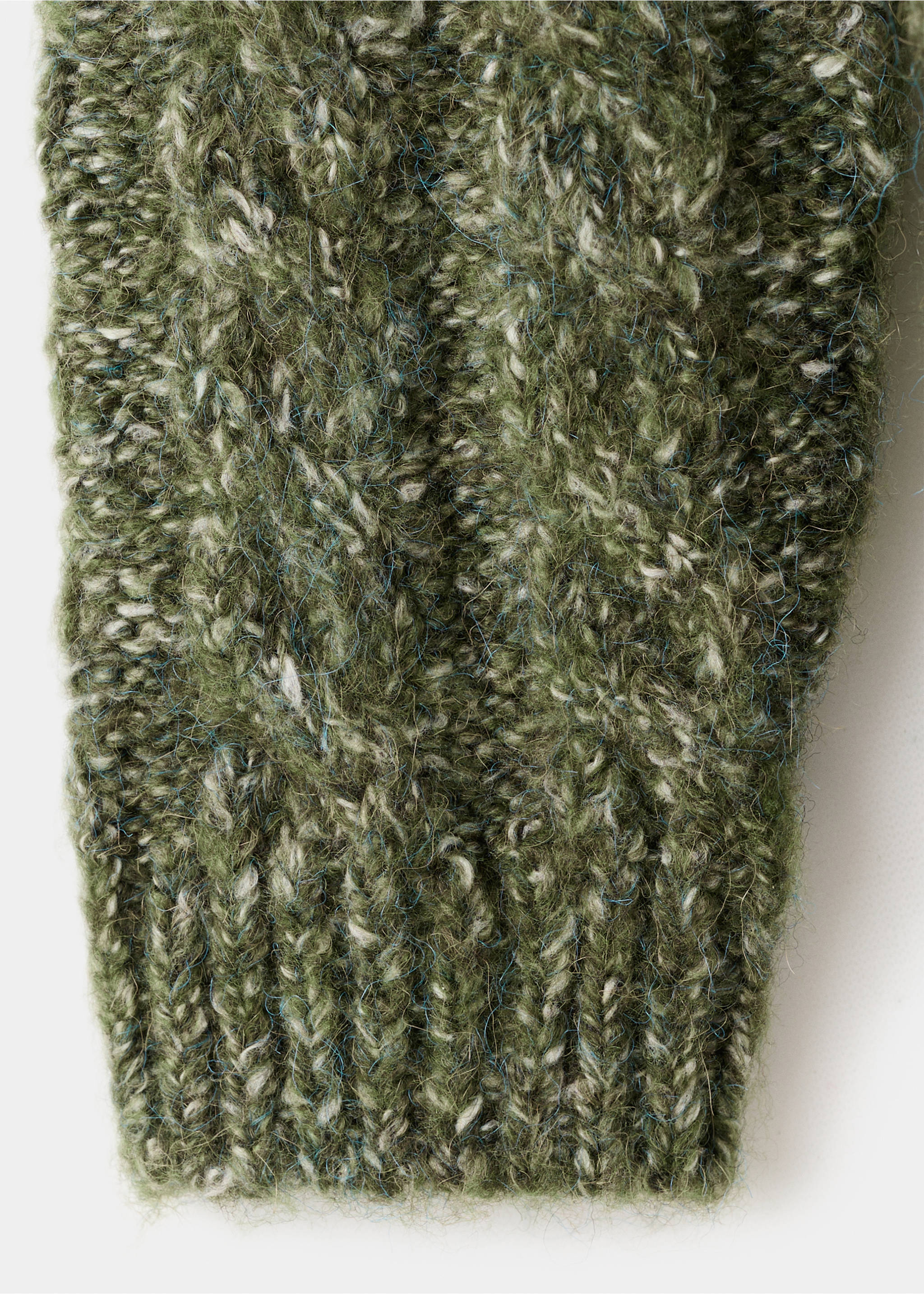 Jersey punto trenzado - Detalle del artículo 0, Verde. Ref: 17047788-00.
