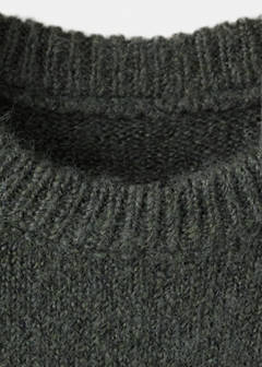 Sweater with embroidered animal — Dark Green 4