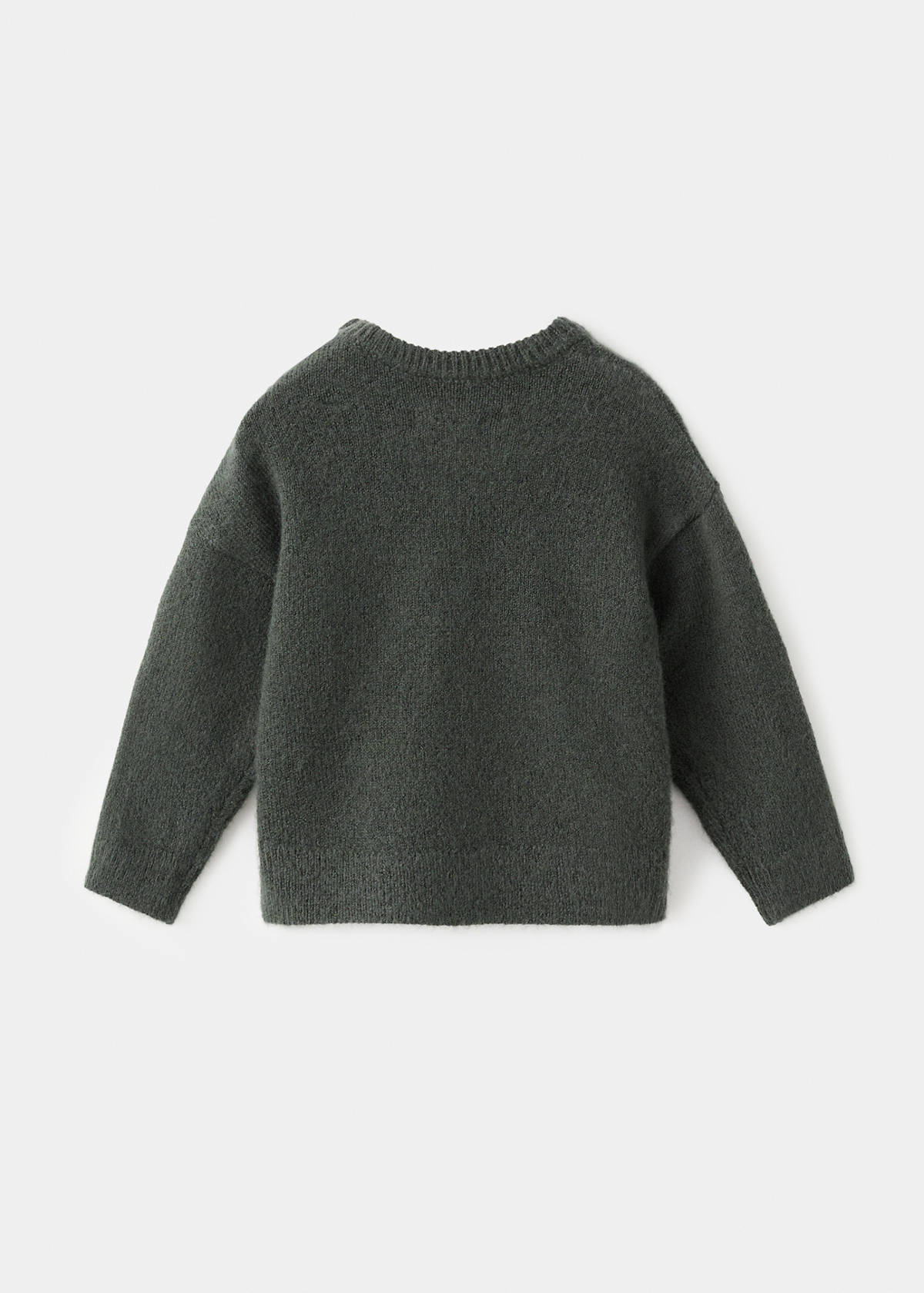 Sweater with embroidered animal — Dark Green