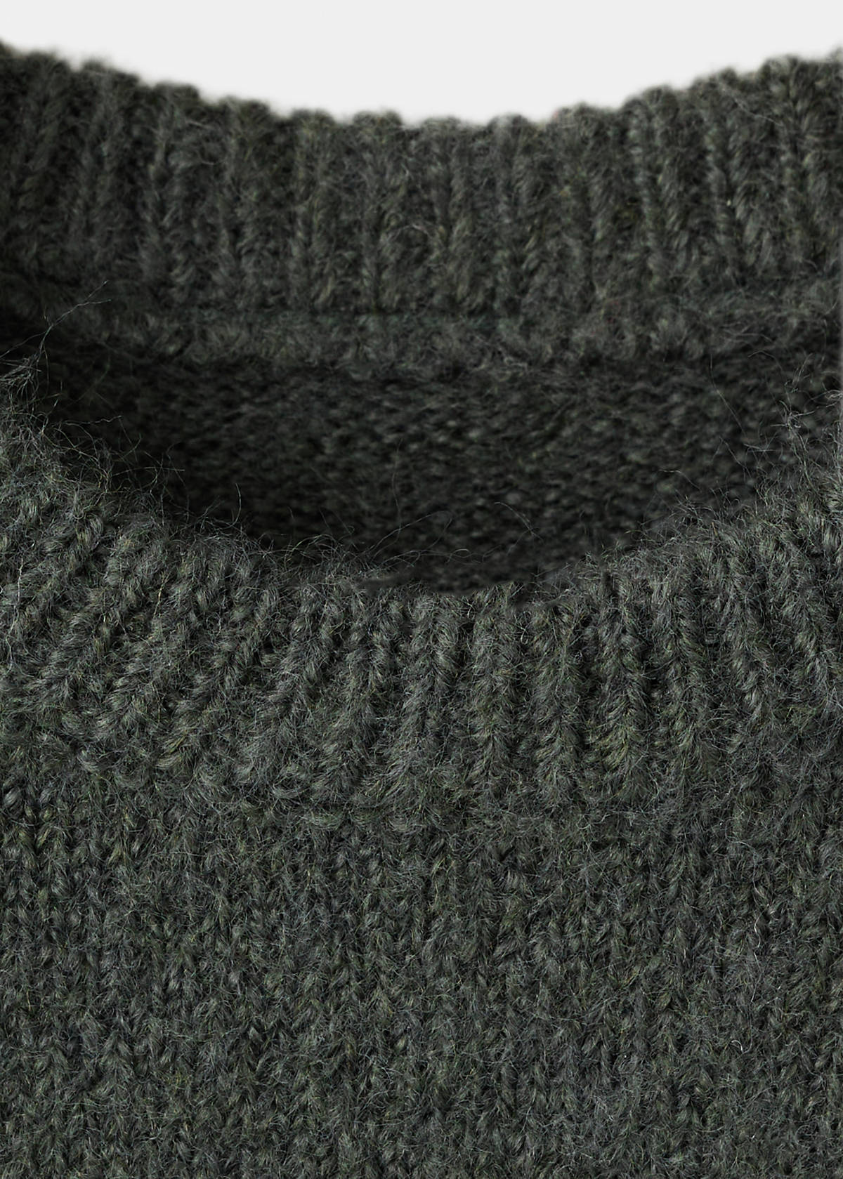 Sweater with embroidered animal — Dark Green