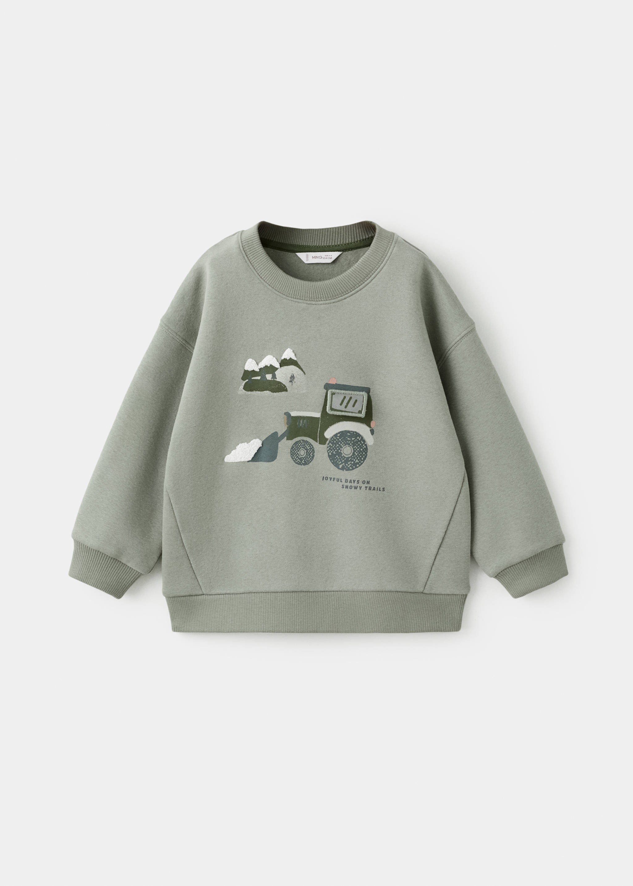 Sudadera bordada estampada - Artículo sin modelo