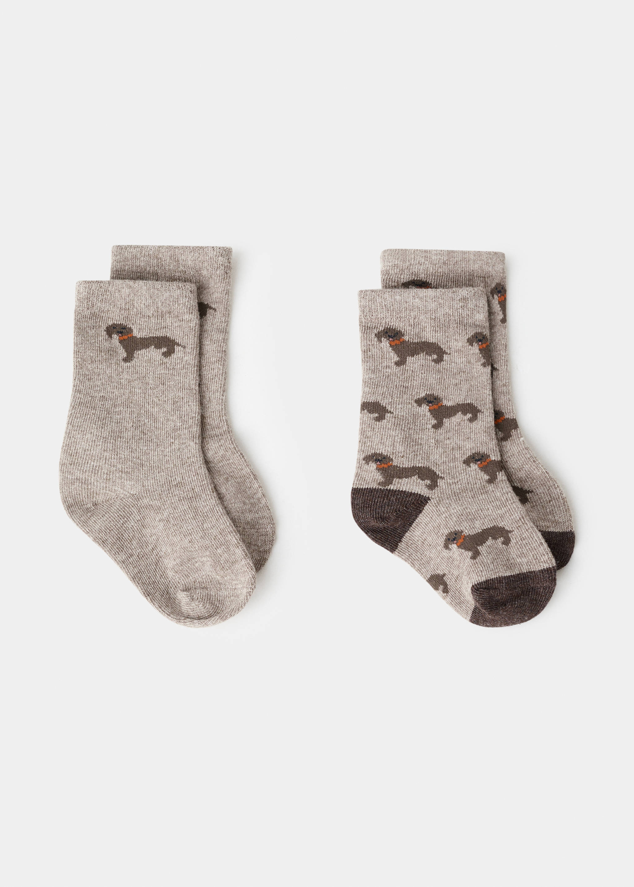 2 pack patterned socks - Article without model