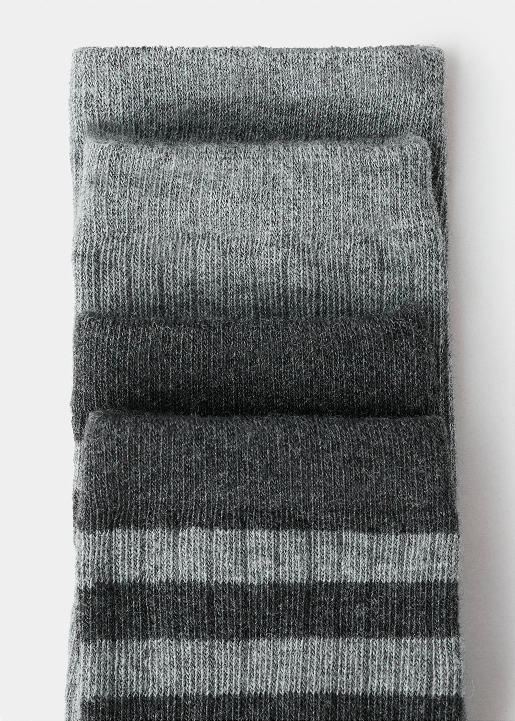2 pack patterned socks - Details of the article 8, Medium Heather Grey. Ref: 17047799-00.