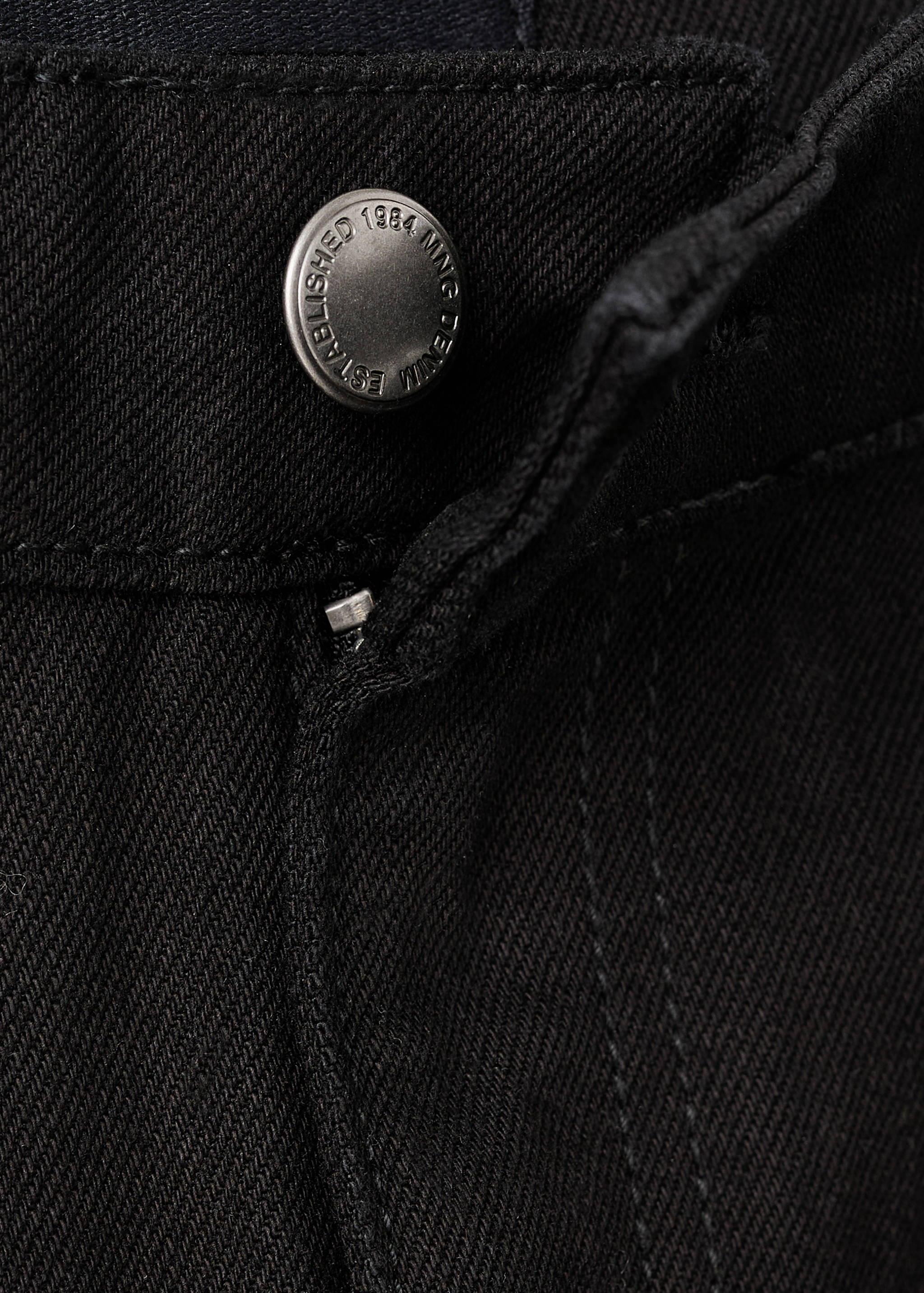 Wide leg jeans with rhinestones - Details of the article 8