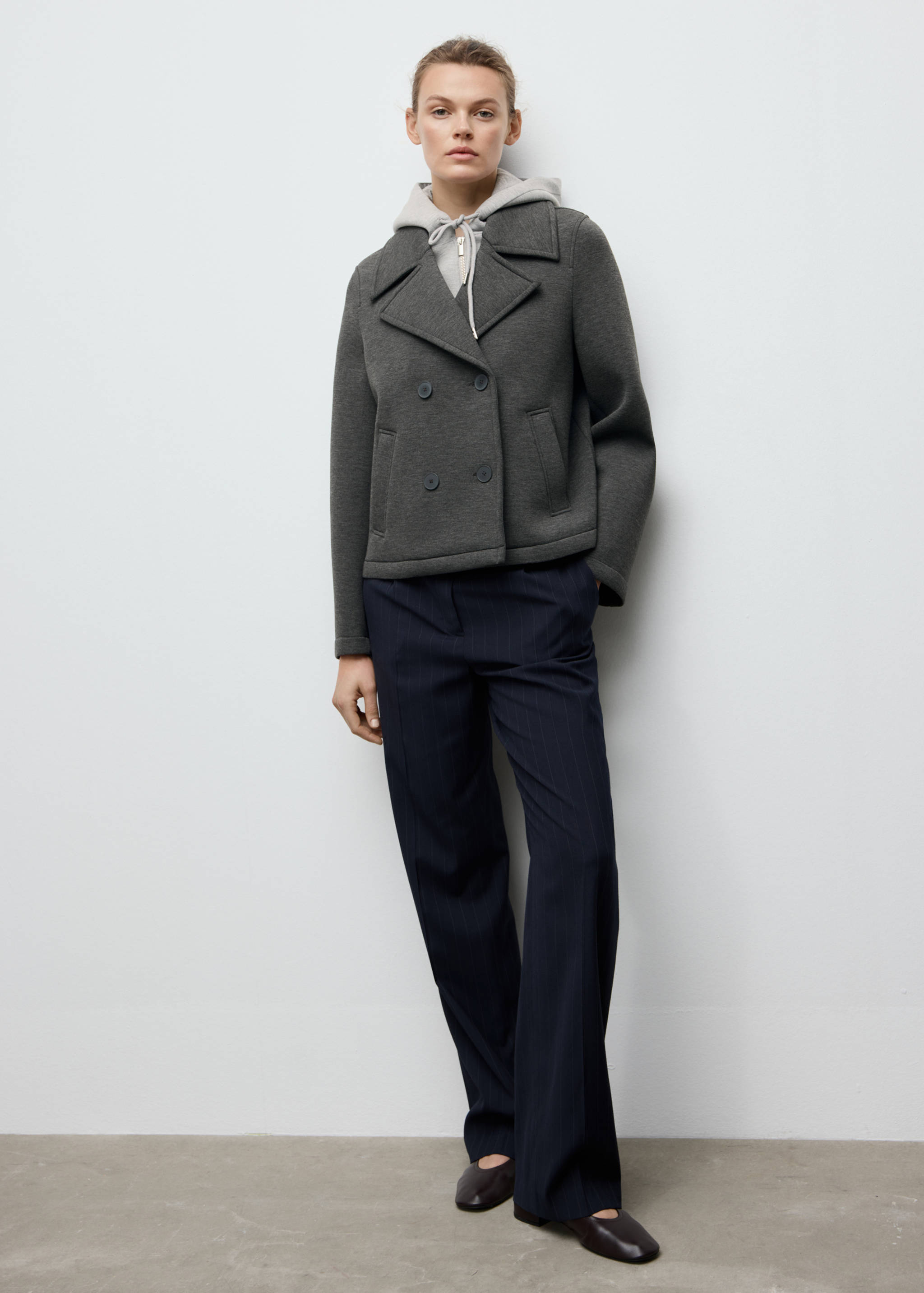 Combined hooded jacket - General plane