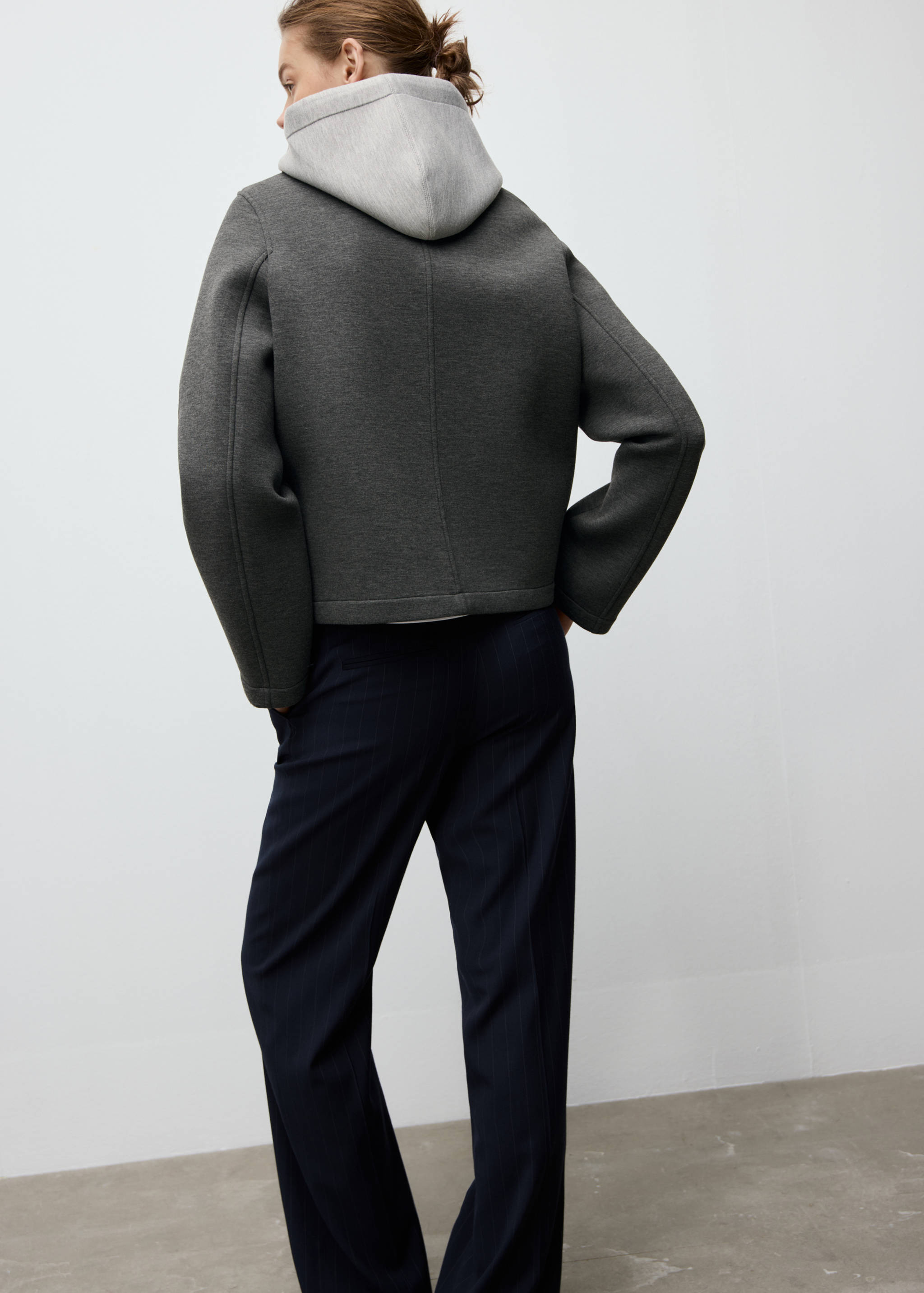 Combined hooded jacket - Reverse of the article